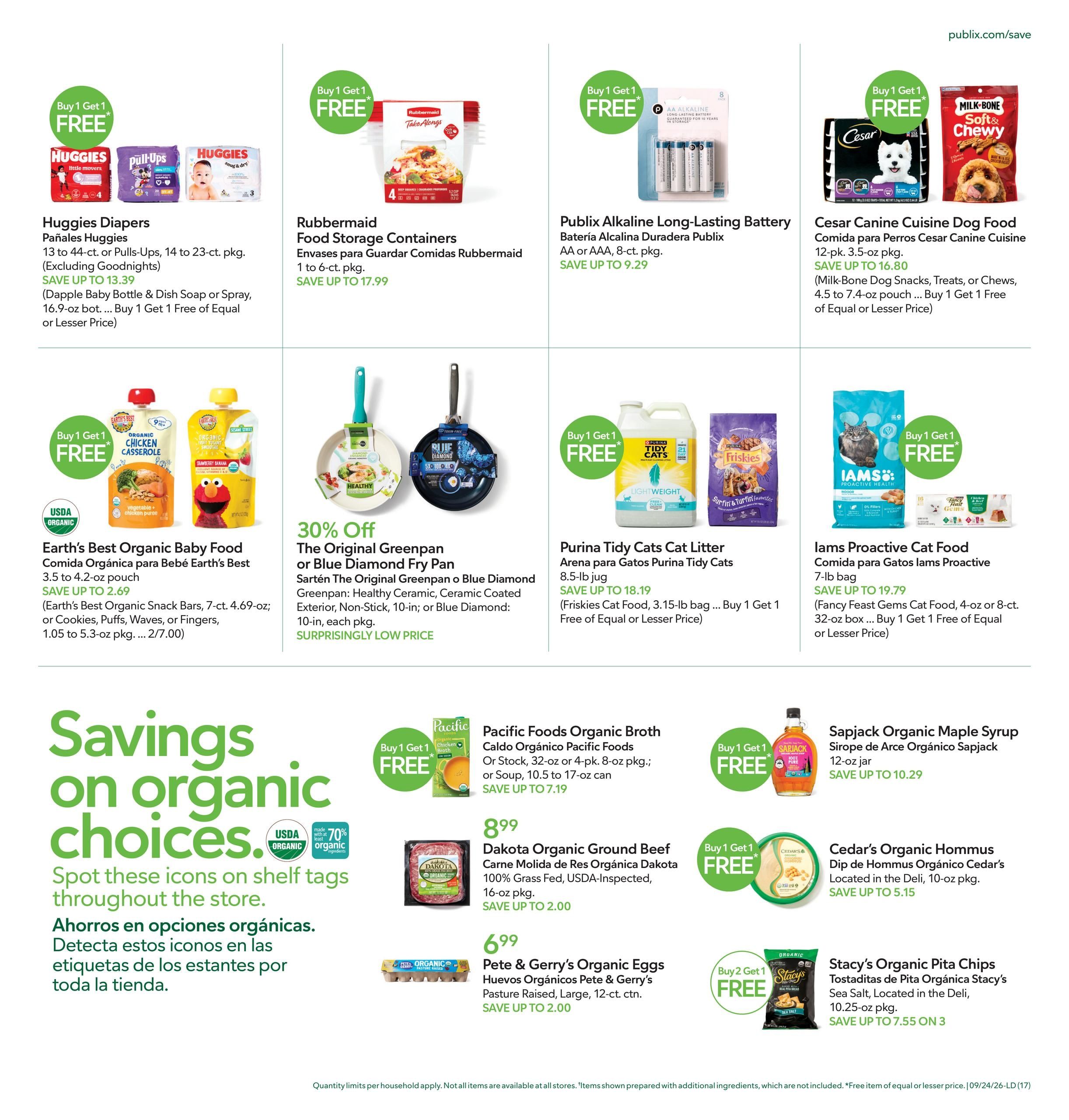Publix (Cape Coral Area, FL) Anuncio Semanal Español Weekly Ad September 24 - 30, 2026