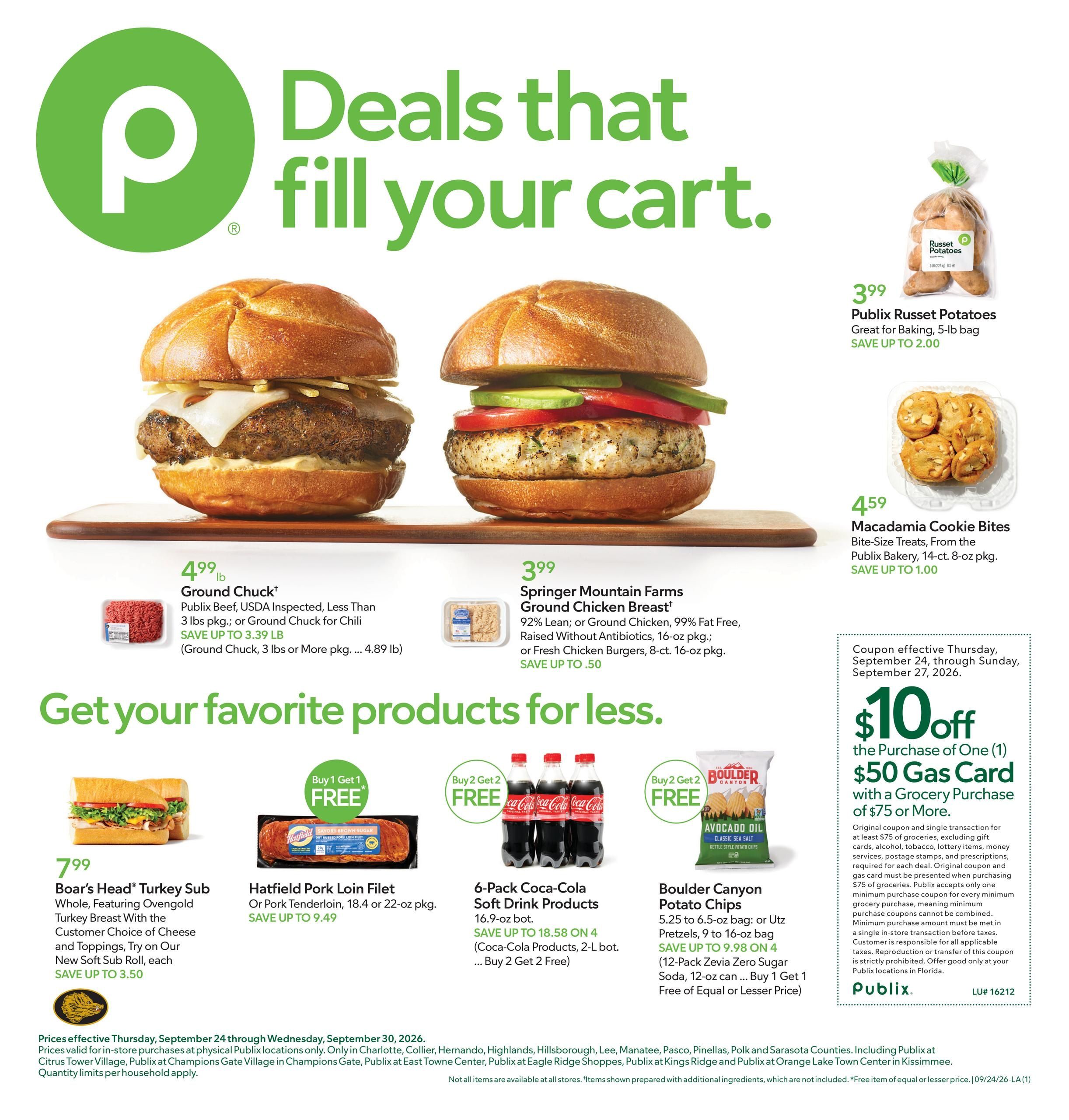 Publix Weekly Ad September 24 - 30, 2026