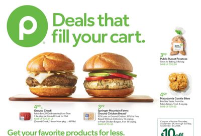 Publix Weekly Ad September 24 - 30, 2026