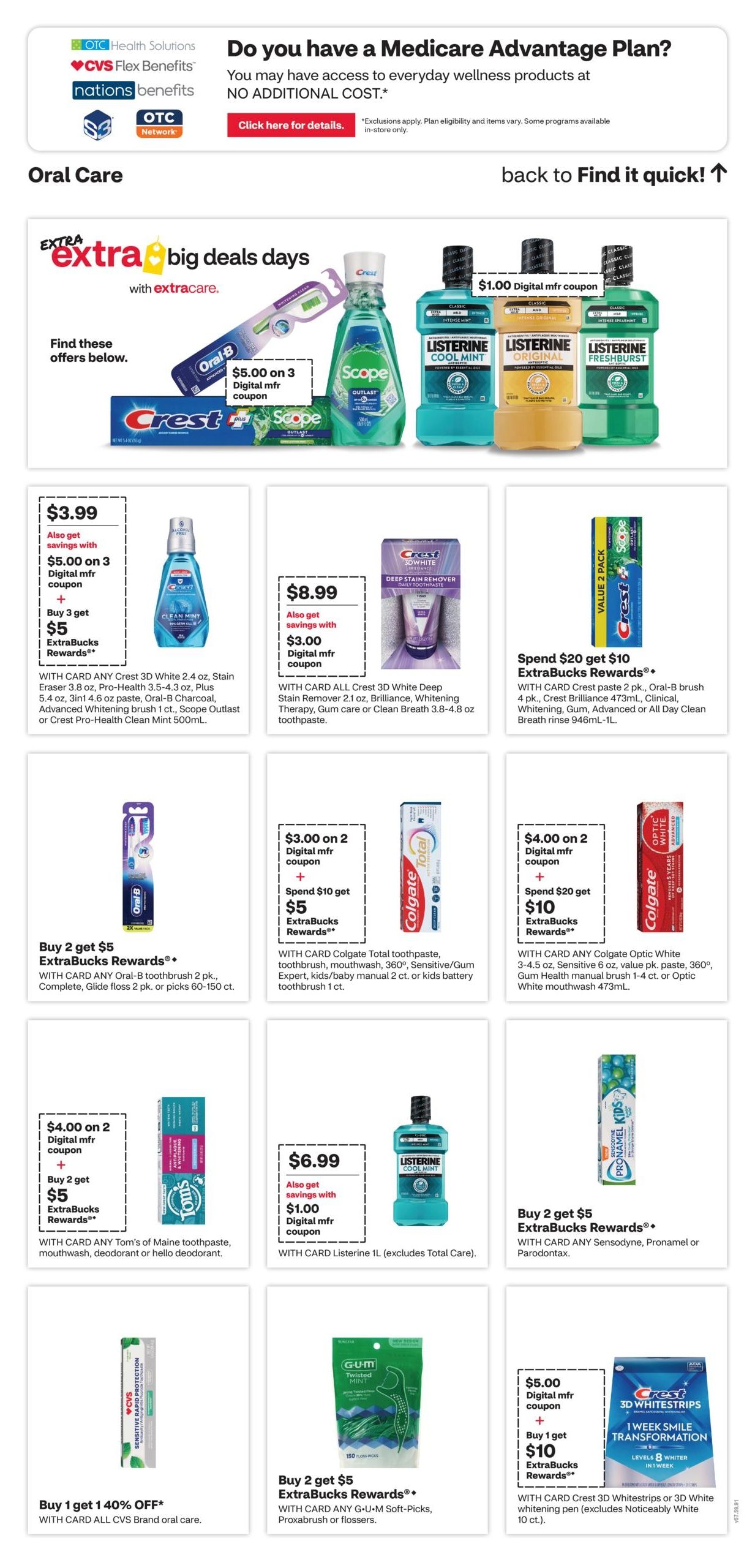 CVS Pharmacy (Boardman Area, OR) Weekly Ad September 27 - October 3, 2026