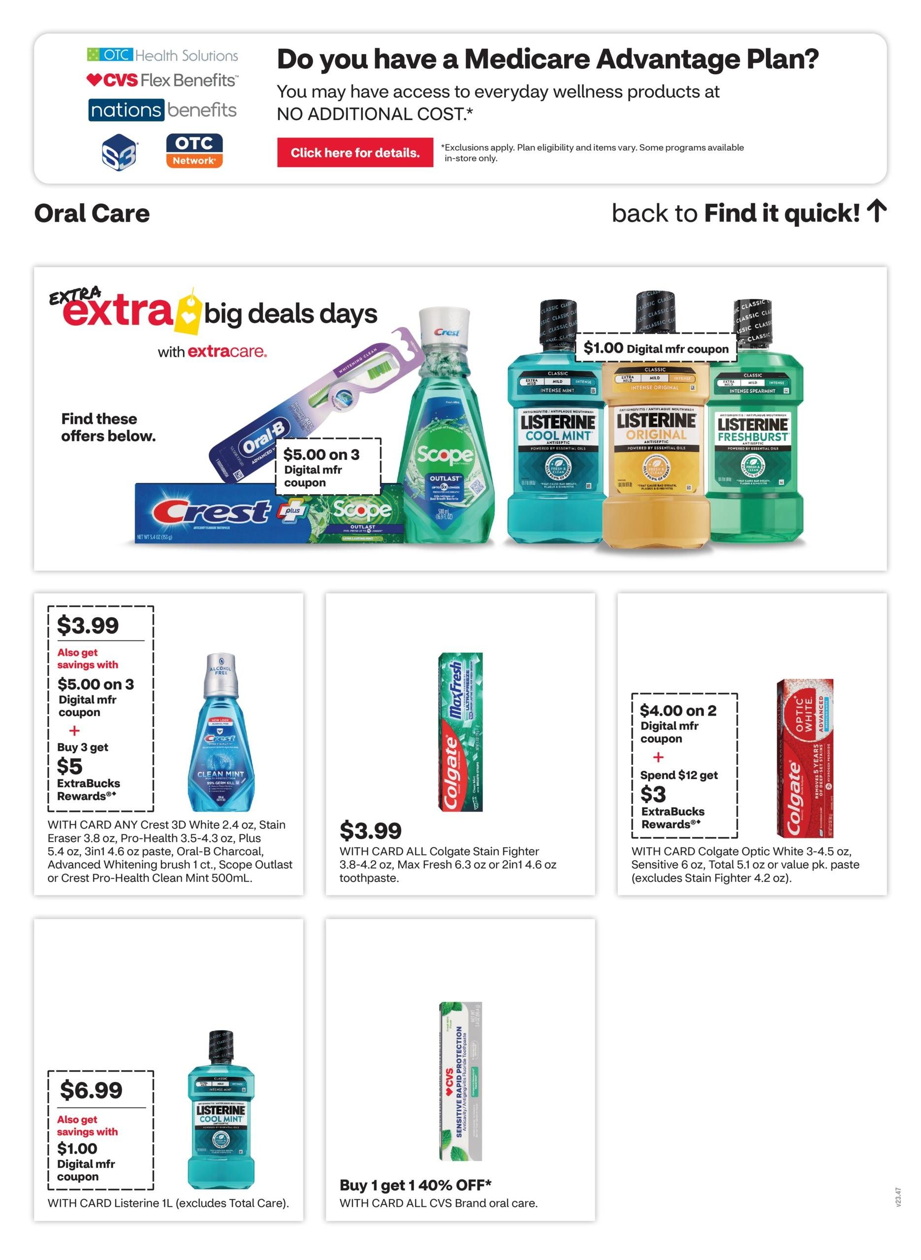 CVS Pharmacy (Cary Area, NC) Weekly Ad September 27 - October 3, 2026