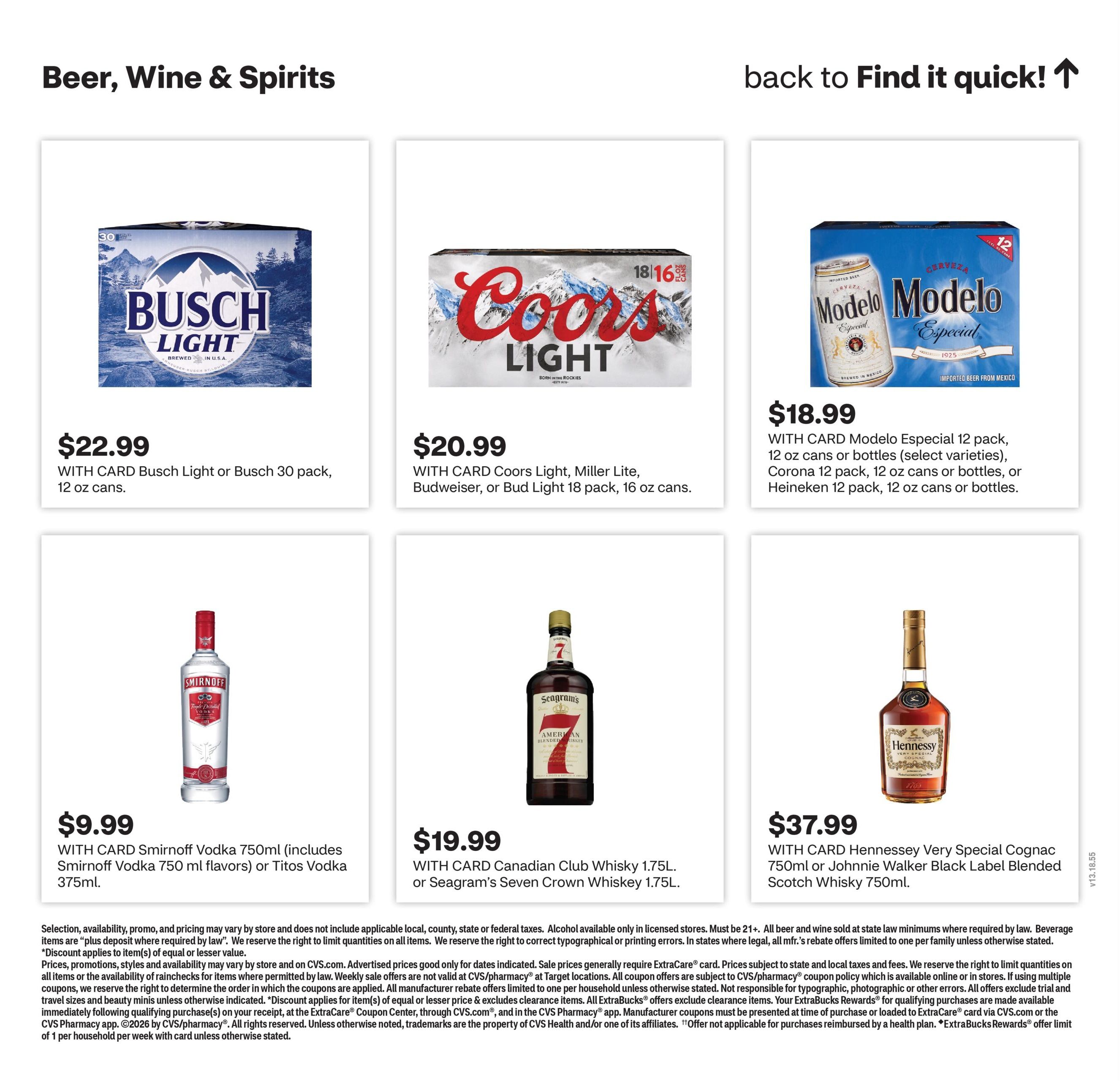 CVS Pharmacy (Hanover Area, IN) Weekly Ad September 27 - October 3, 2026