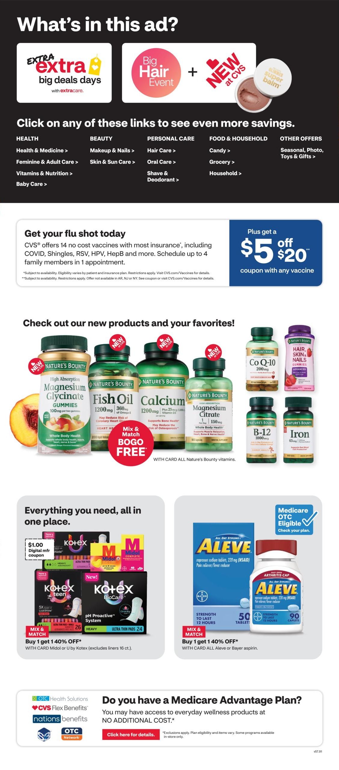 CVS Pharmacy (Aurora Area, IL) Weekly Ad September 27 - October 4, 2026