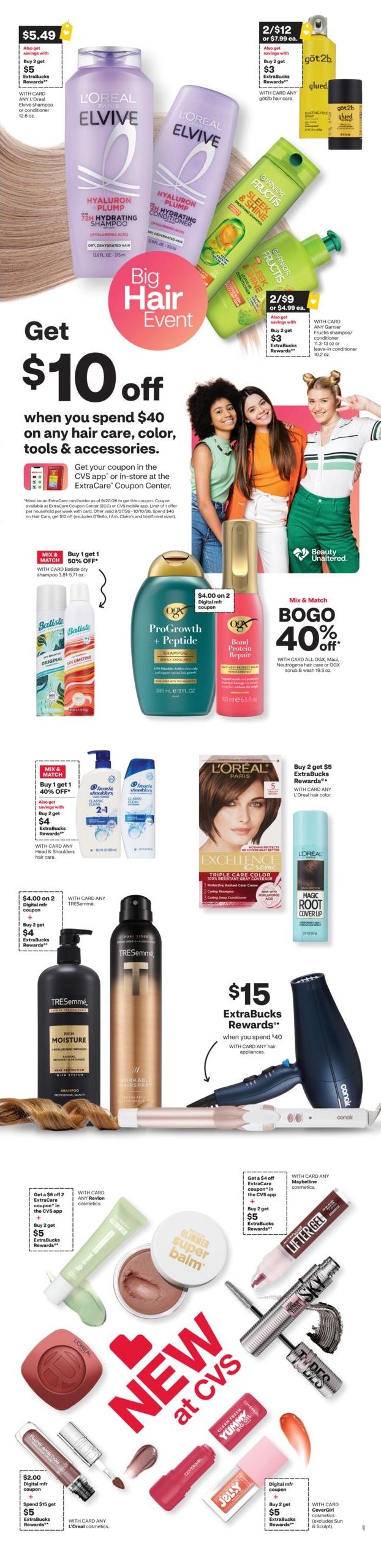CVS Pharmacy (New York Area, NY) Weekly Ad September 27 - October 3, 2026