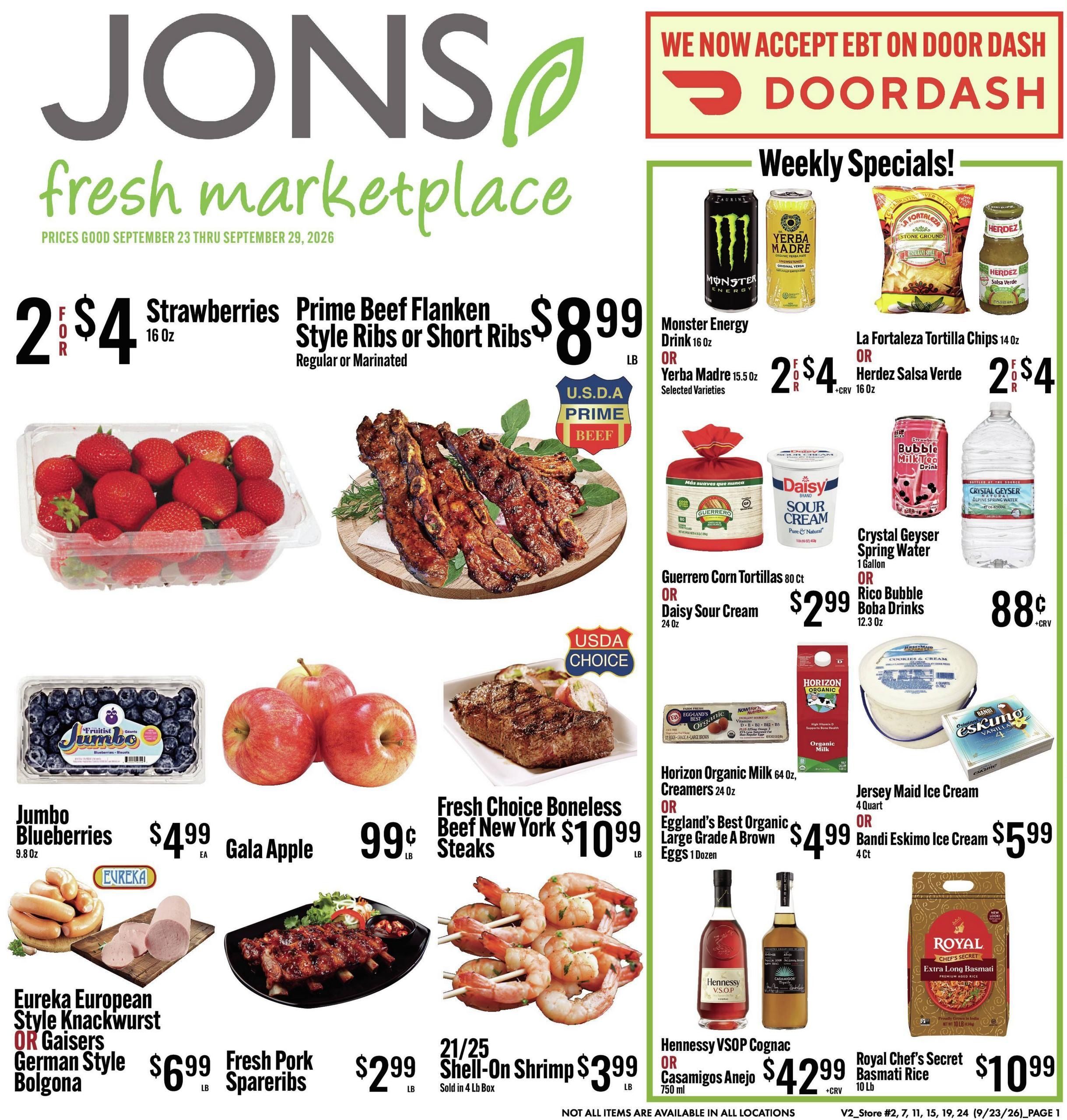 Jons International Marketplace (Simi Valley Area, CA) Weekly Ad September 23 - 29, 2026