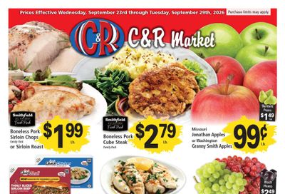 C&R Supermarkets Weekly Ad September 23 - 29, 2026