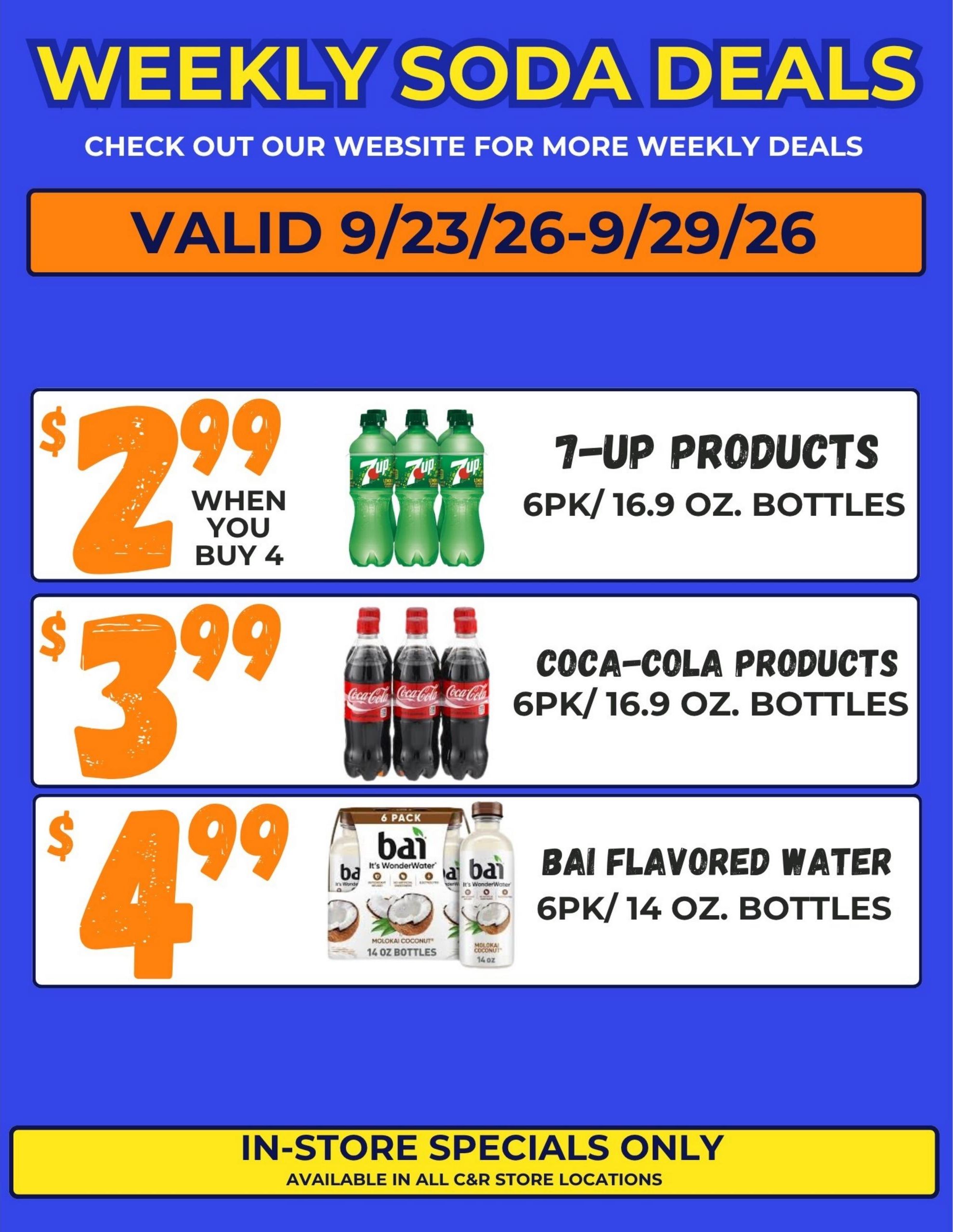 C&R Supermarkets Weekly Ad September 23 - 29, 2026