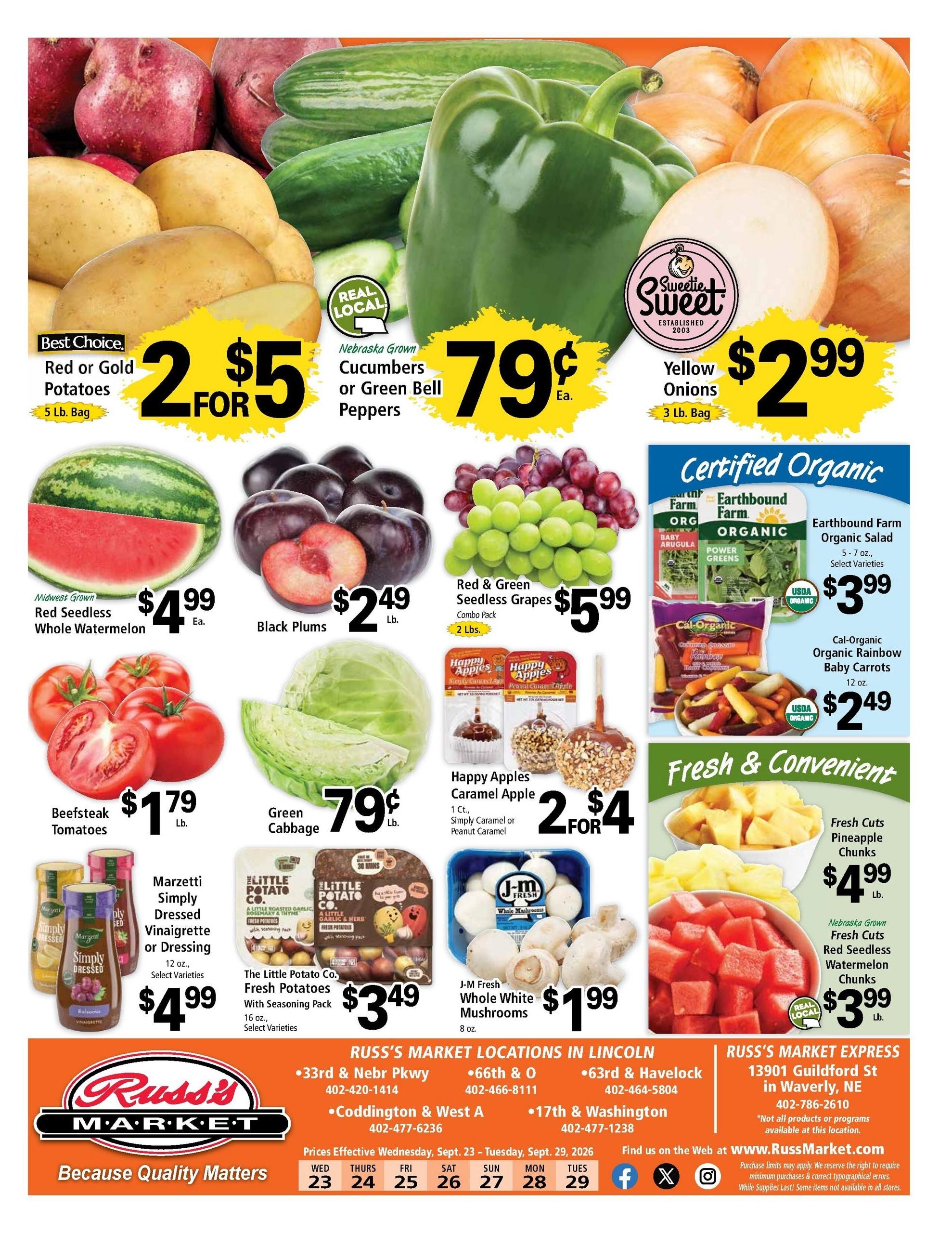 Russ's Market Weekly Ad September 23 - 29, 2026