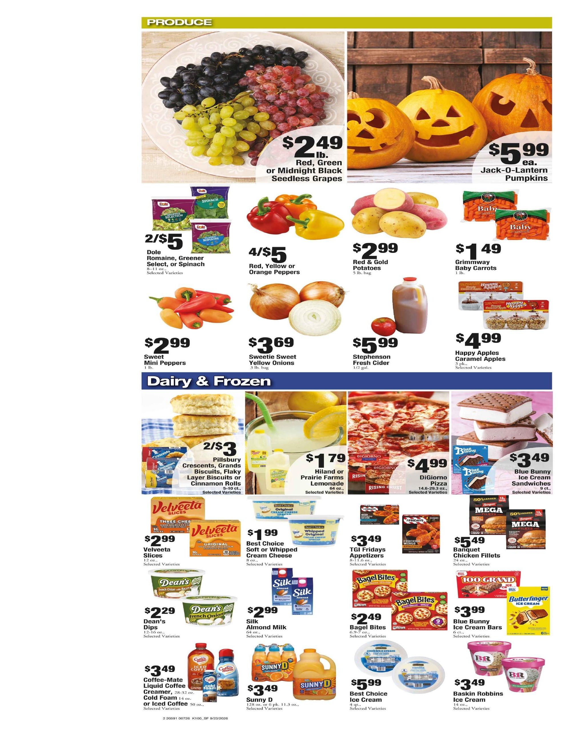 Payless Discount Foods Weekly Ad September 23 - 29, 2026