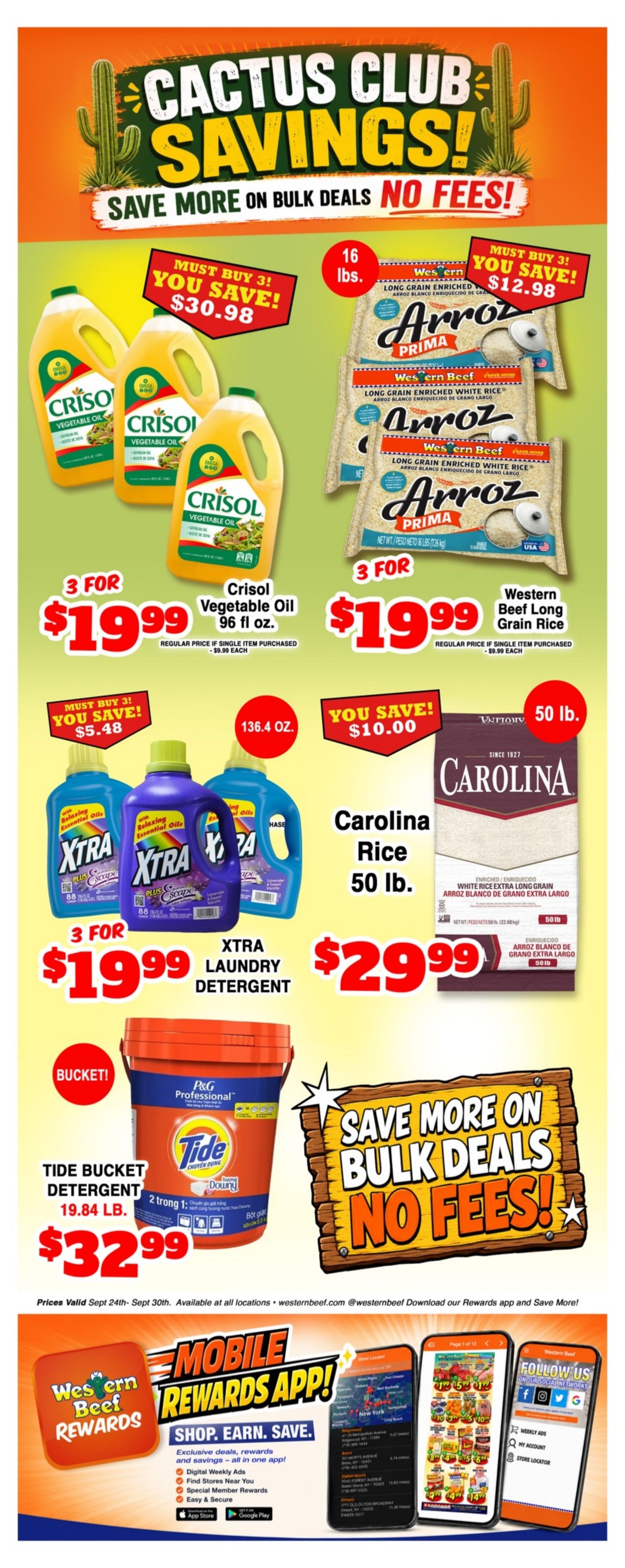 Western Beef (Rockaway Blvd South Ozone Park Area, NY) Weekly Ad September 24 - 30, 2026
