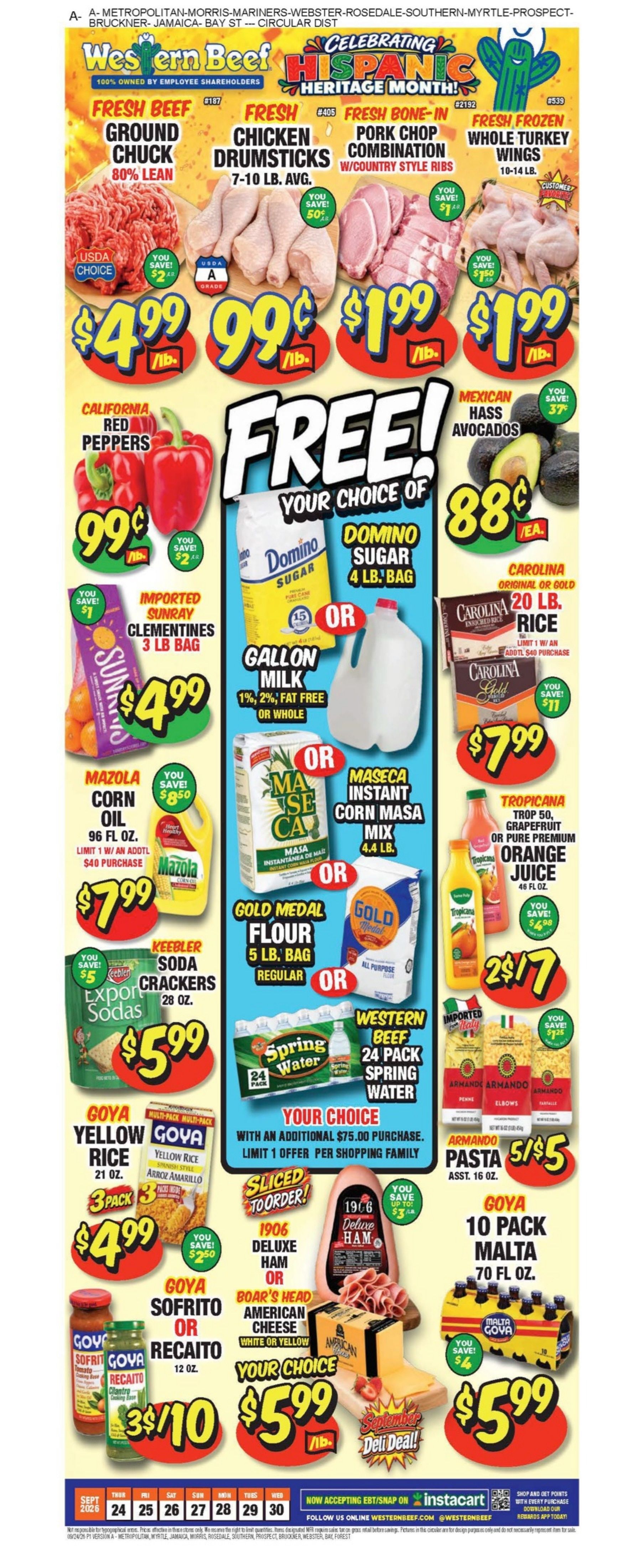 Western Beef Weekly Ad September 24 - 30, 2026