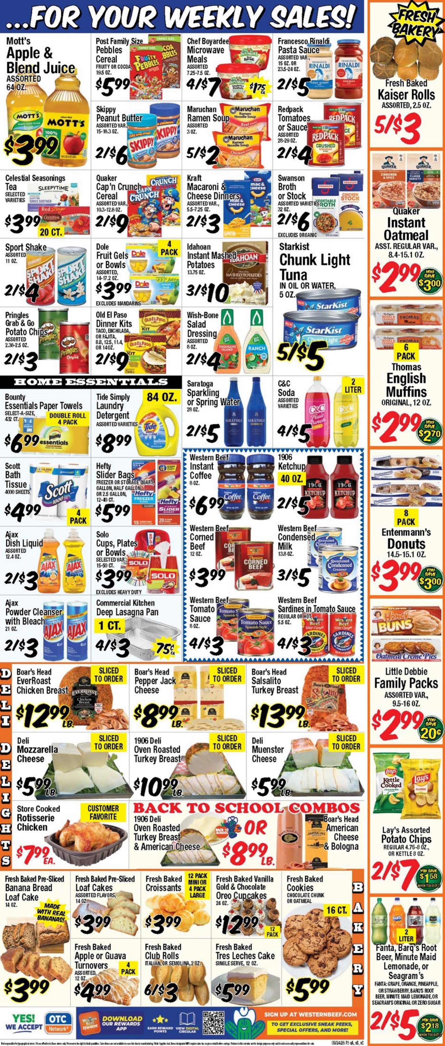 Western Beef Weekly Ad September 24 - 30, 2026