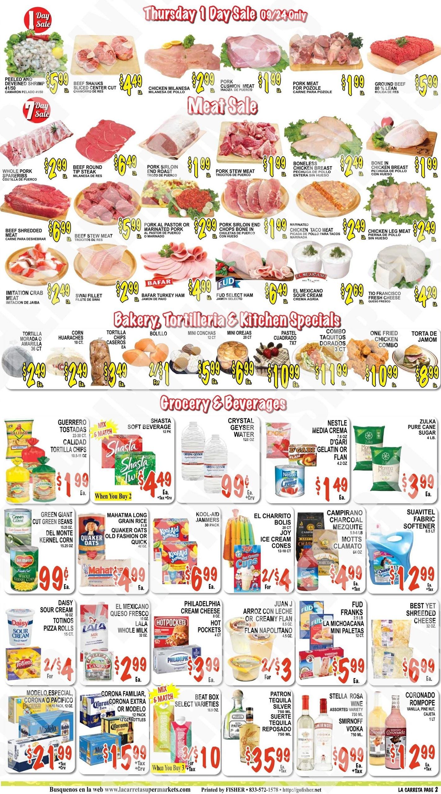 La Carreta Supermarkets Weekly Ad September 23 - 29, 2026
