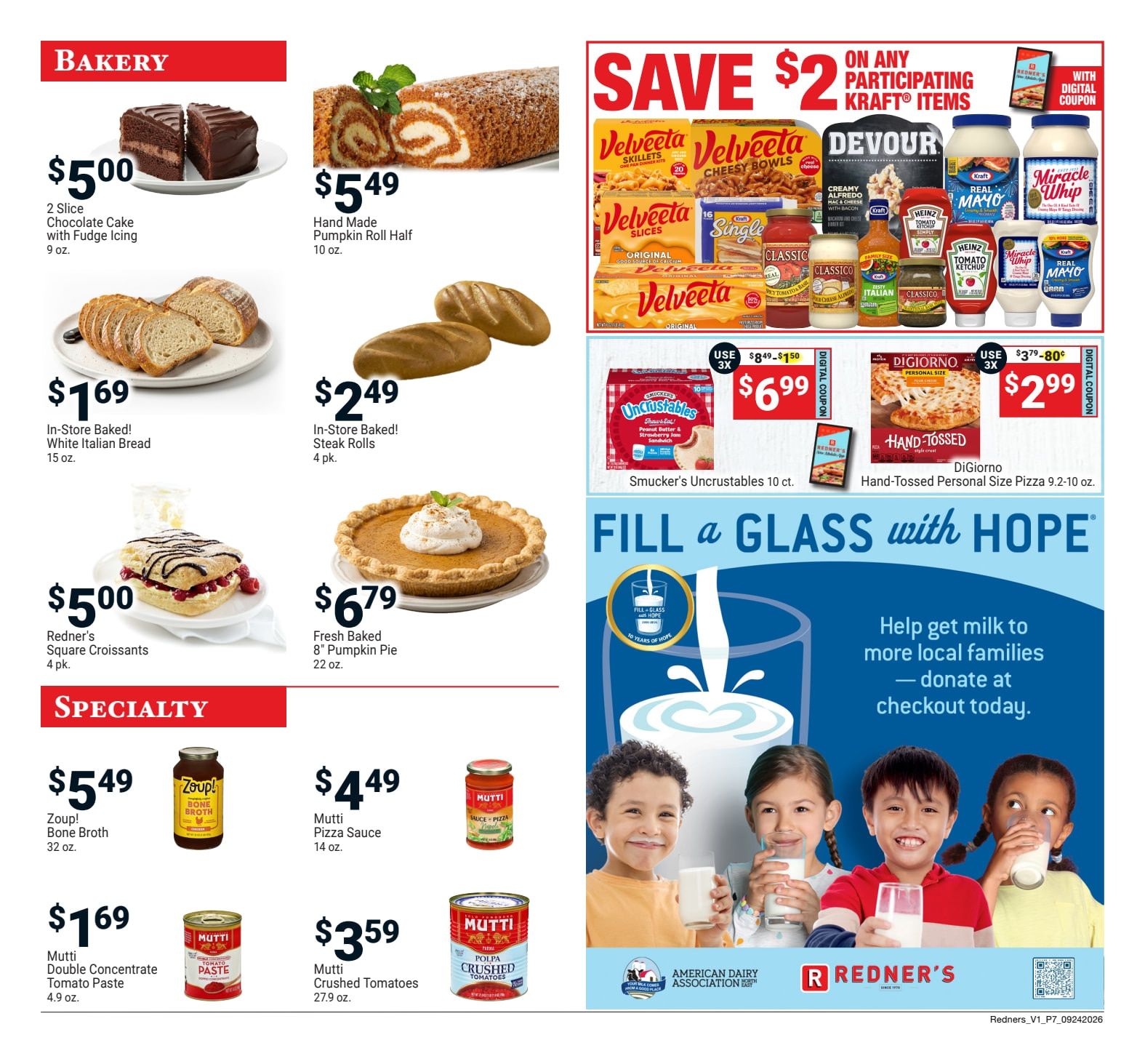 Redner's Markets (Allentown and other locations, PA) Weekly Ad September 24 - 30, 2026