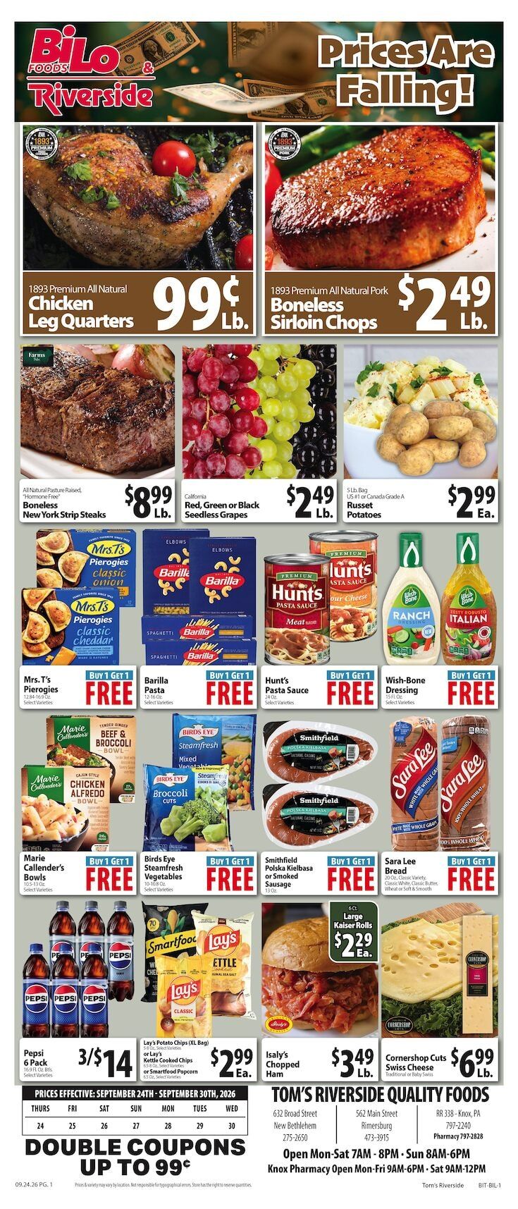 Tom's Riverside Weekly Ad September 24 - 30, 2026