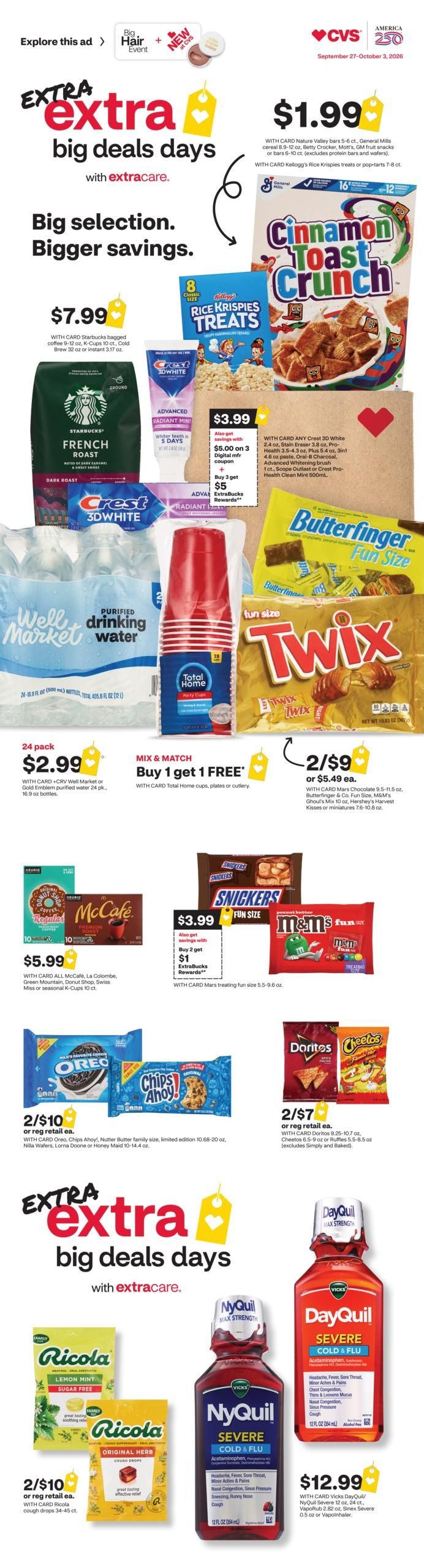 CVS Pharmacy (West Memphis Area, AR) Weekly Ad September 27 - October 4, 2026
