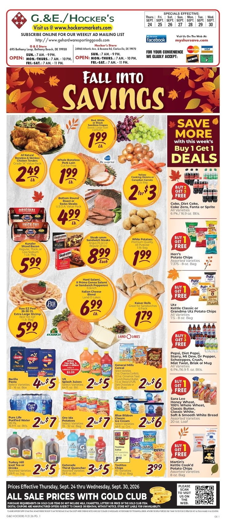 Hocker's Markets Weekly Ad September 24 - 30, 2026