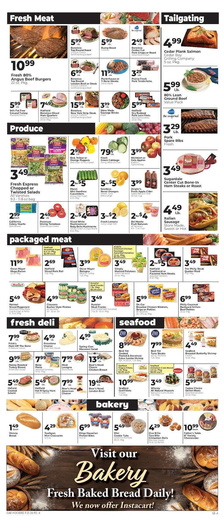 Hocker's Markets Weekly Ad September 24 - 30, 2026