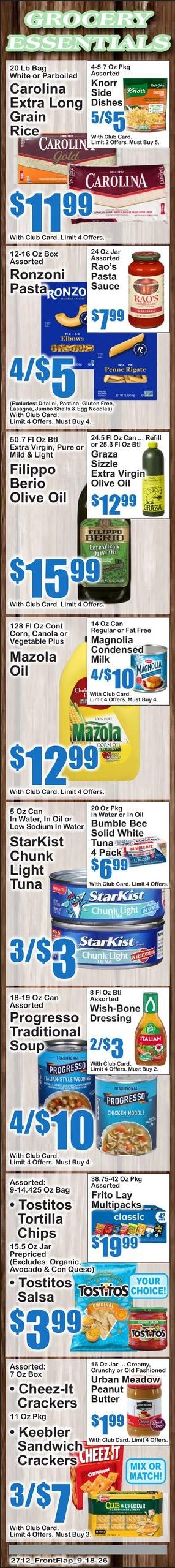 SuperFresh Weekly Ad September 25 - October 1, 2026