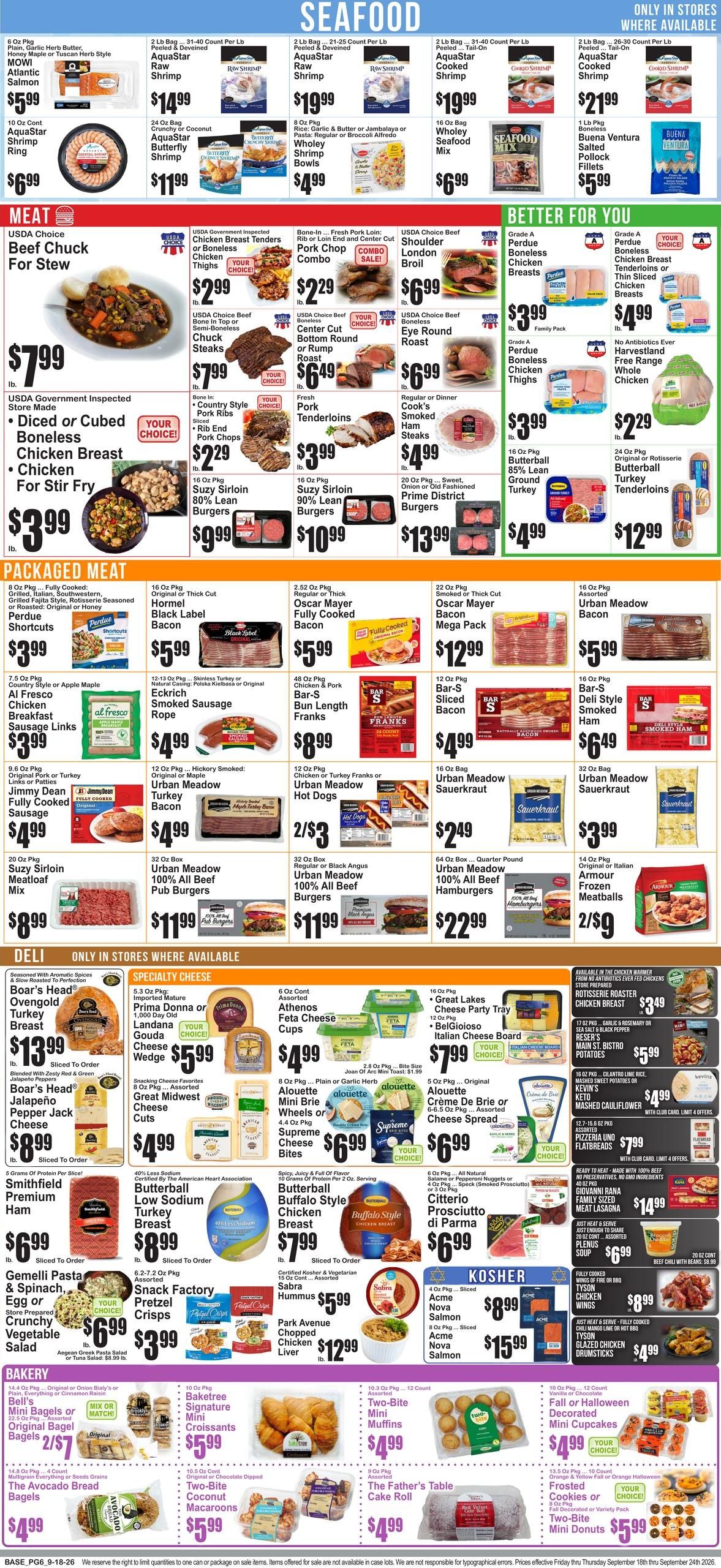 SuperFresh Weekly Ad September 25 - October 1, 2026