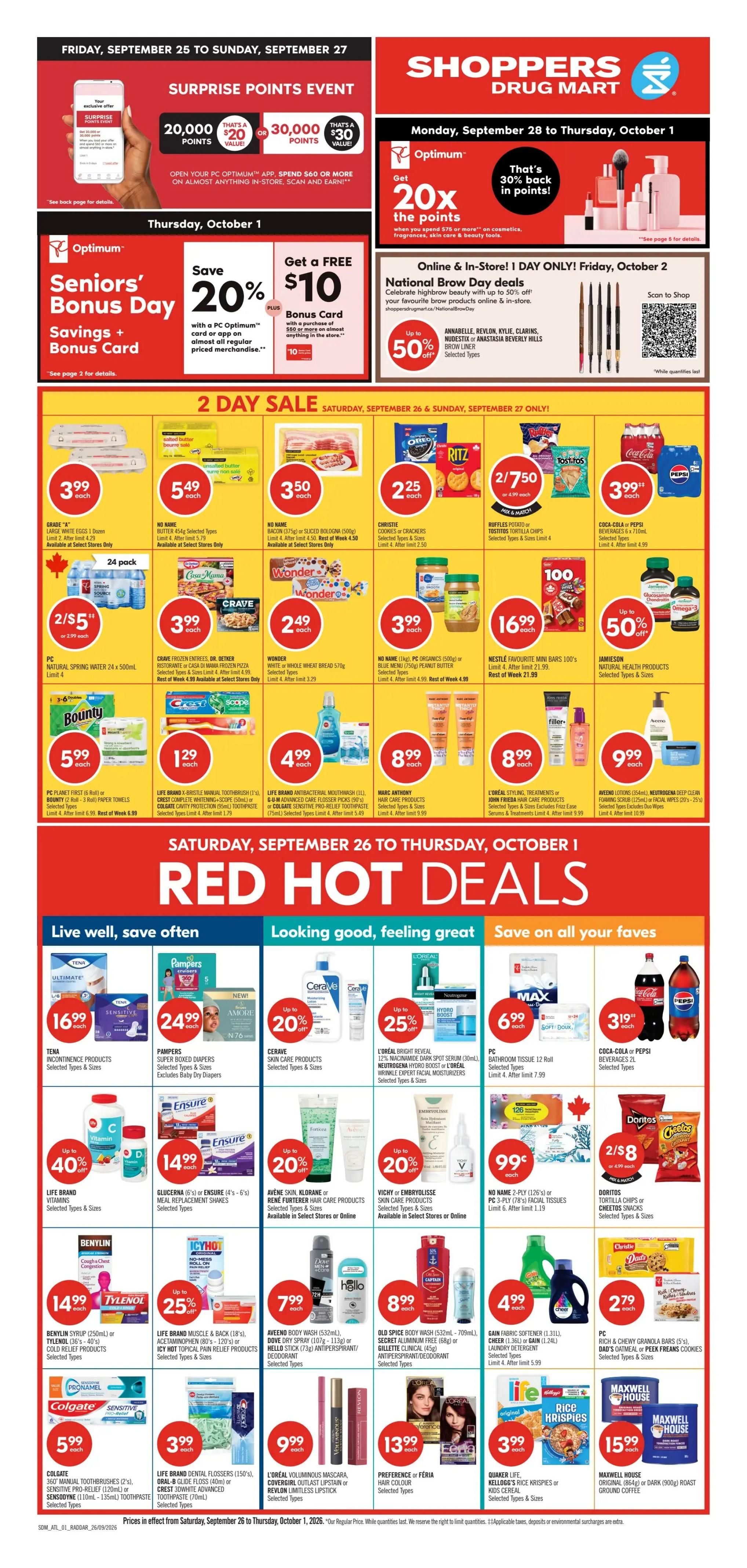 Shoppers Drug Mart (Atlantic) Flyer September 26 to October 1