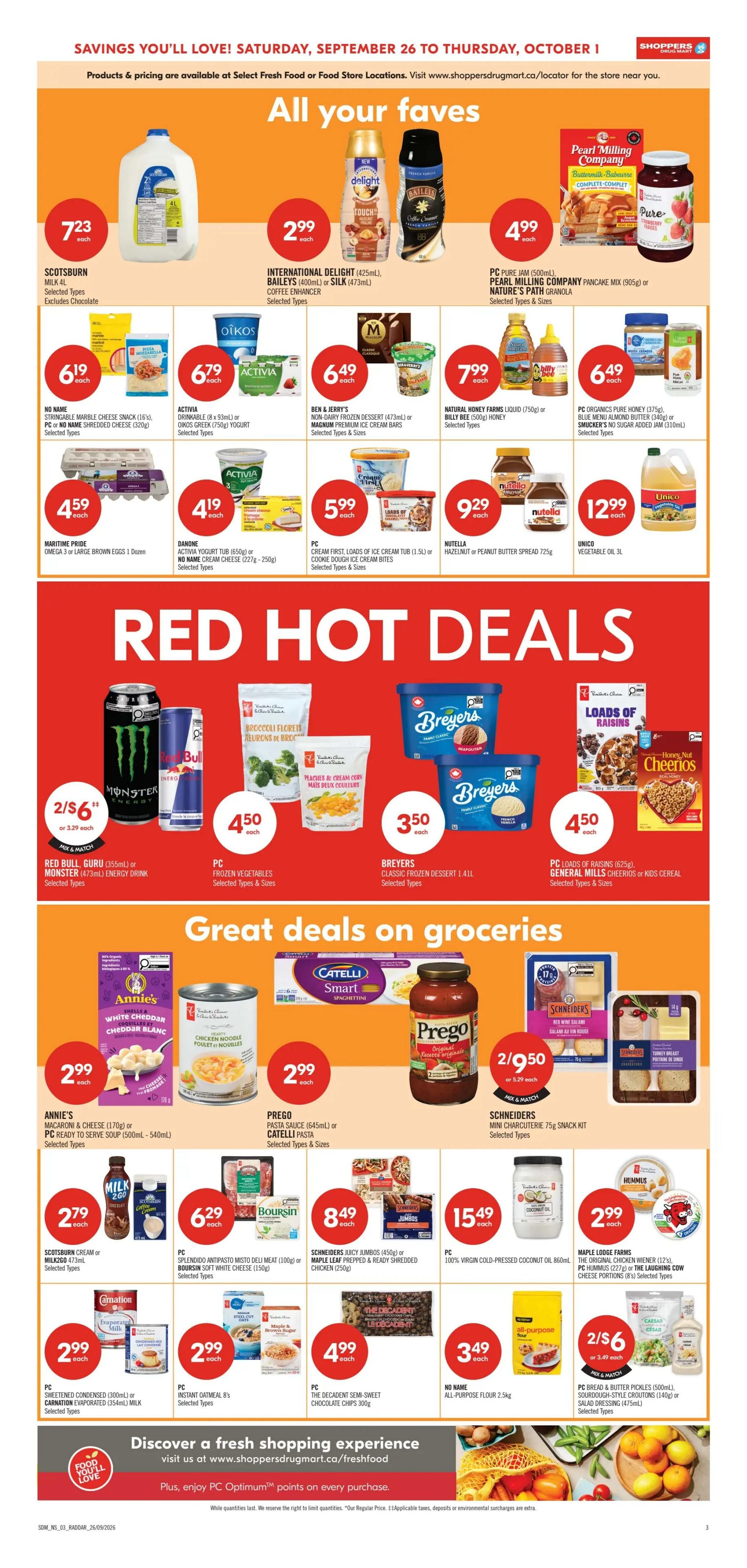 Shoppers Drug Mart (Atlantic) Flyer September 26 to October 1