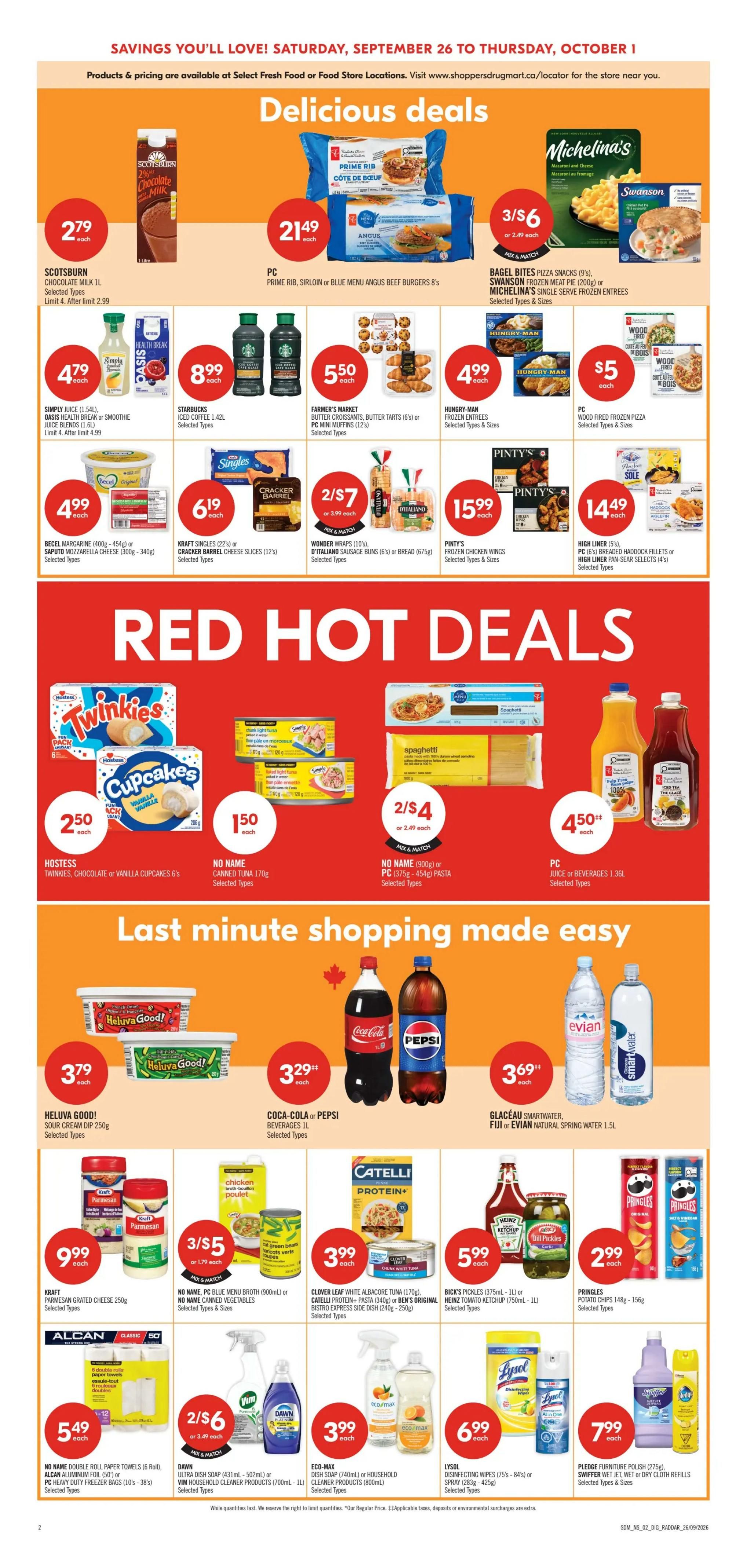 Shoppers Drug Mart (Atlantic) Flyer September 26 to October 1
