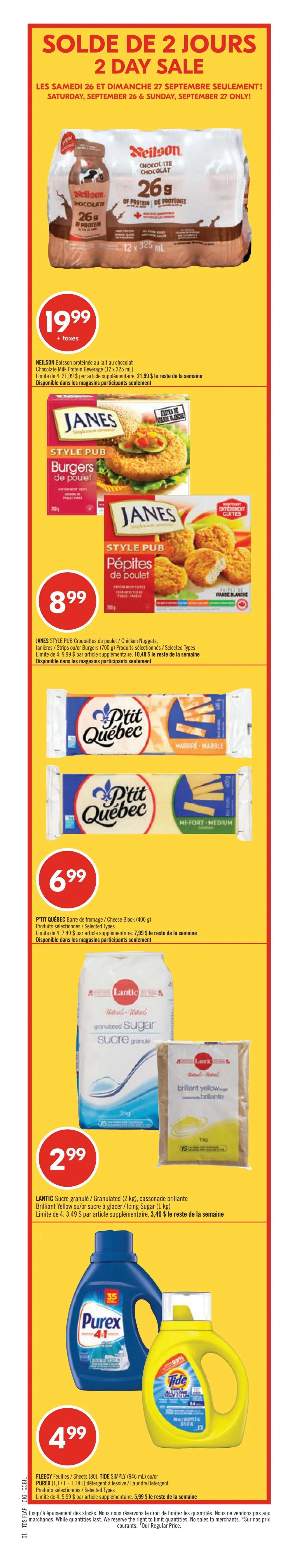 Pharmaprix Flyer September 26 to October 1