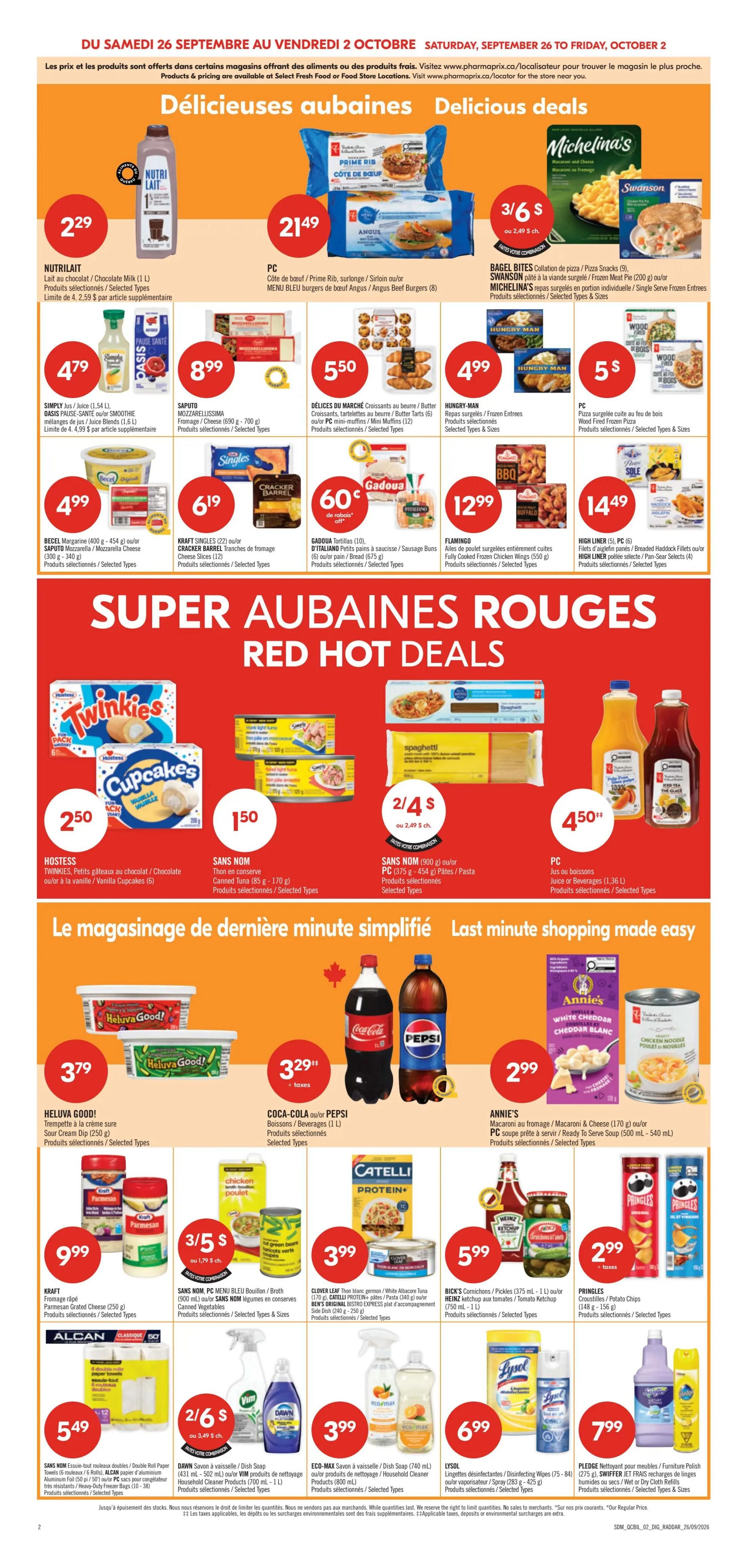 Pharmaprix Flyer September 26 to October 1