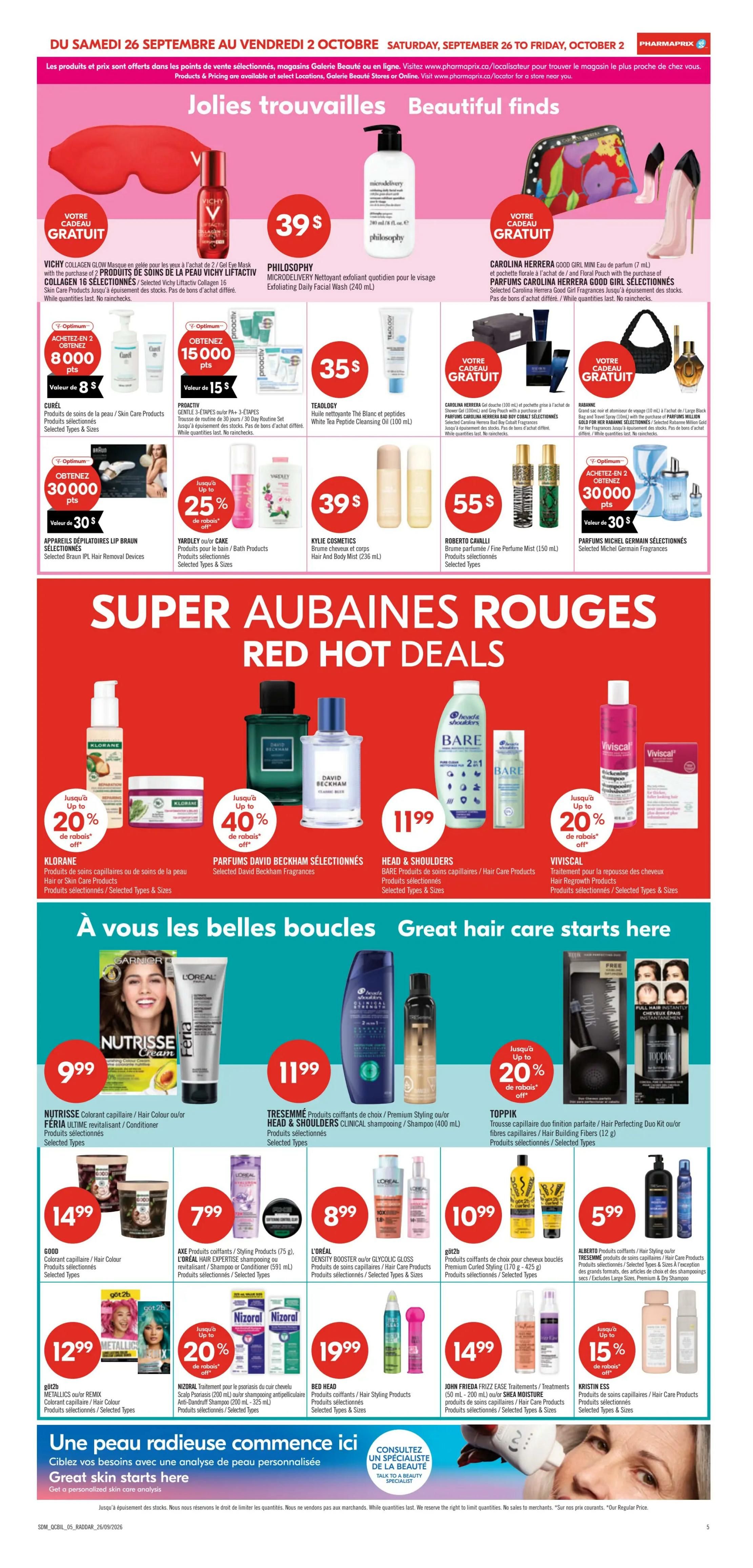 Pharmaprix Flyer September 26 to October 1