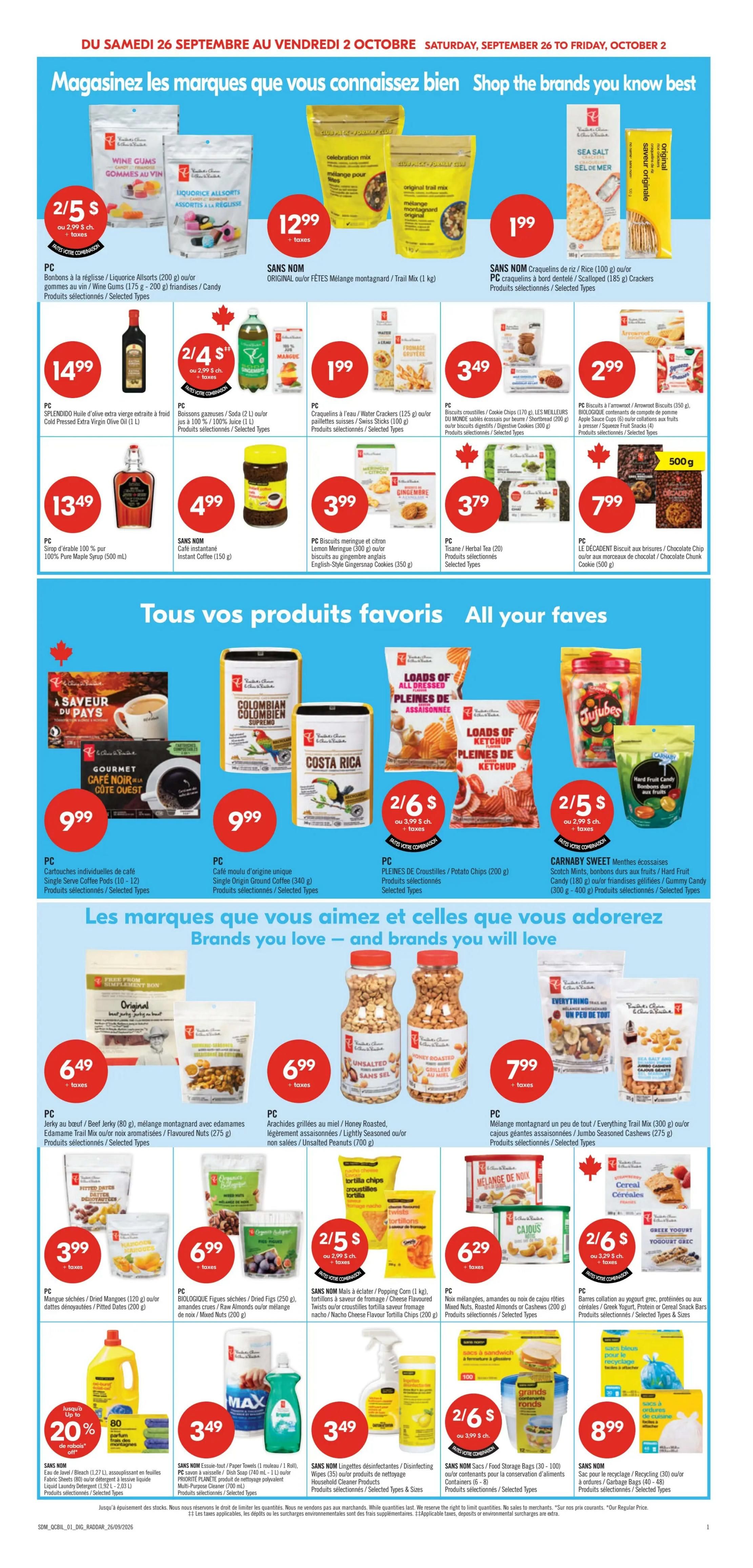 Pharmaprix Flyer September 26 to October 1