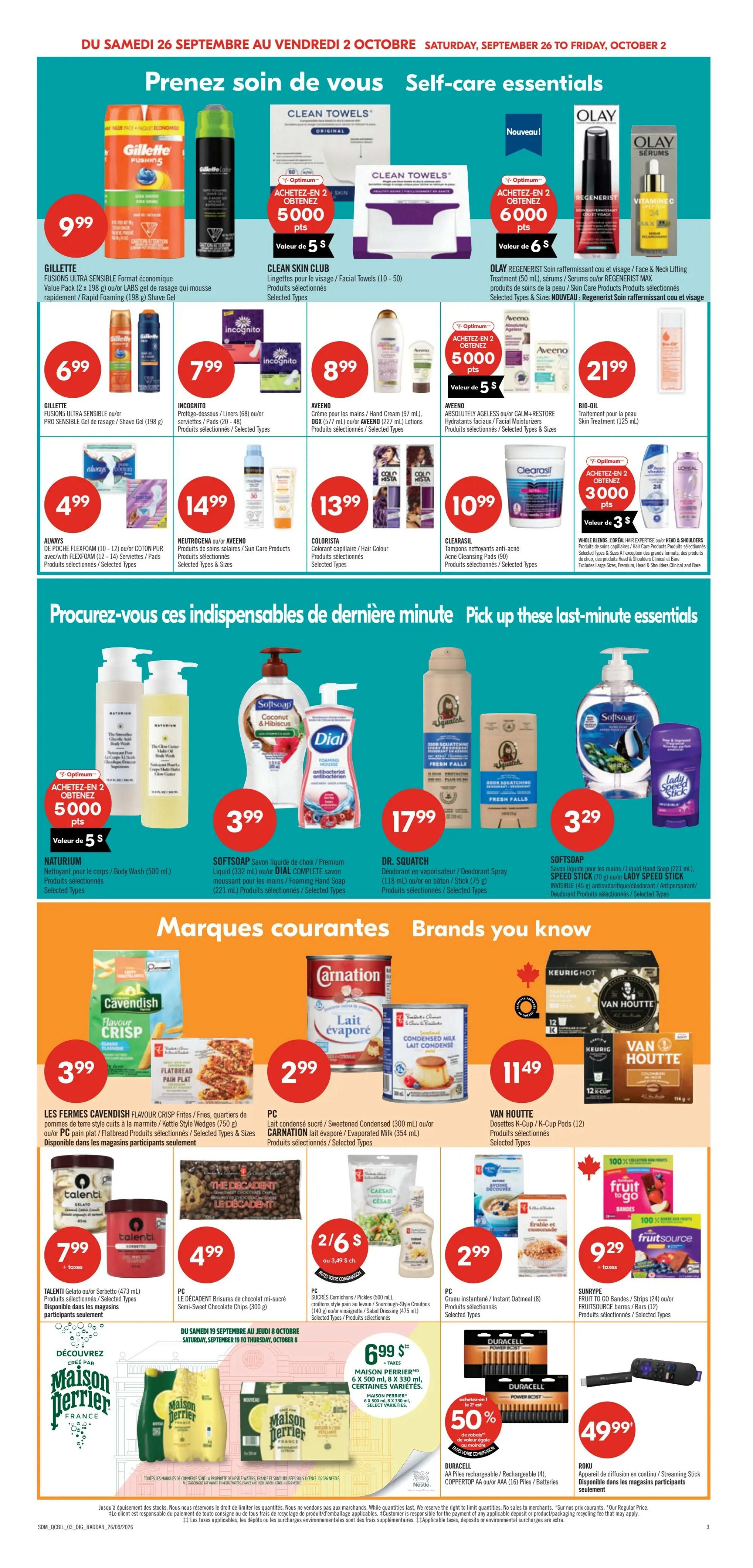 Pharmaprix Flyer September 26 to October 1