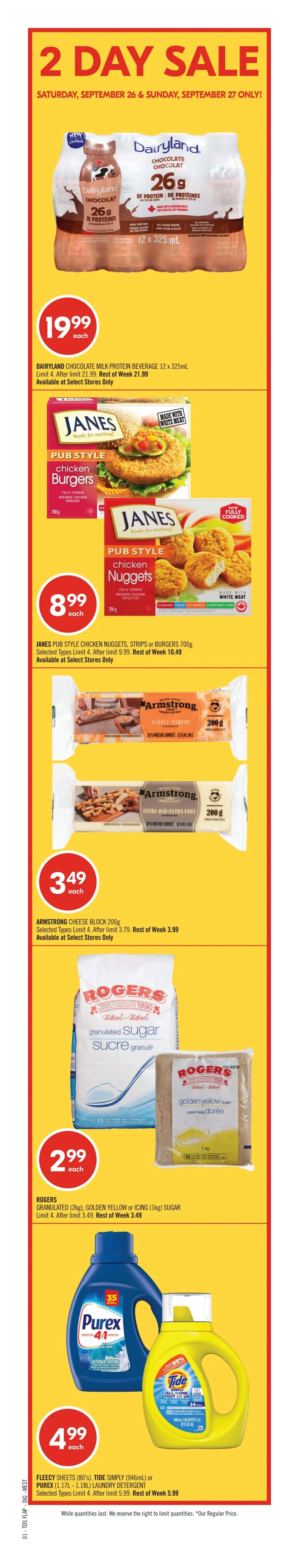 Shoppers Drug Mart (West) Flyer September 26 to October 1