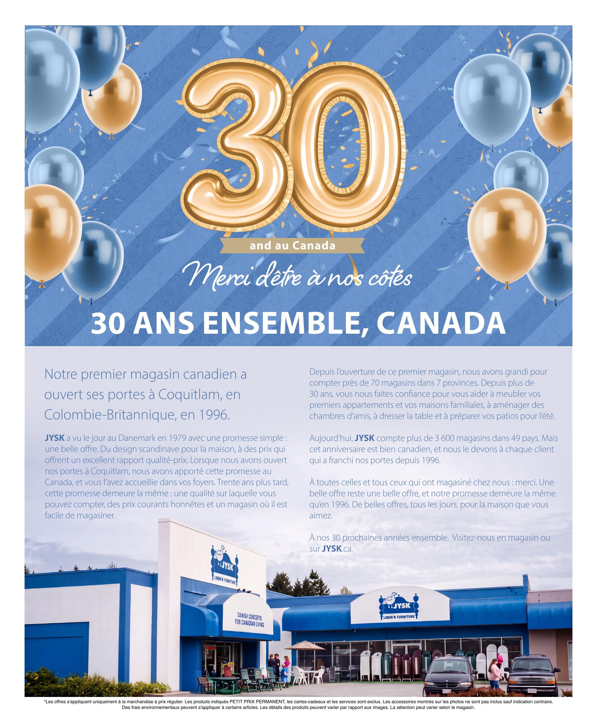 JYSK (QC) Flyer September 24 to October 7
