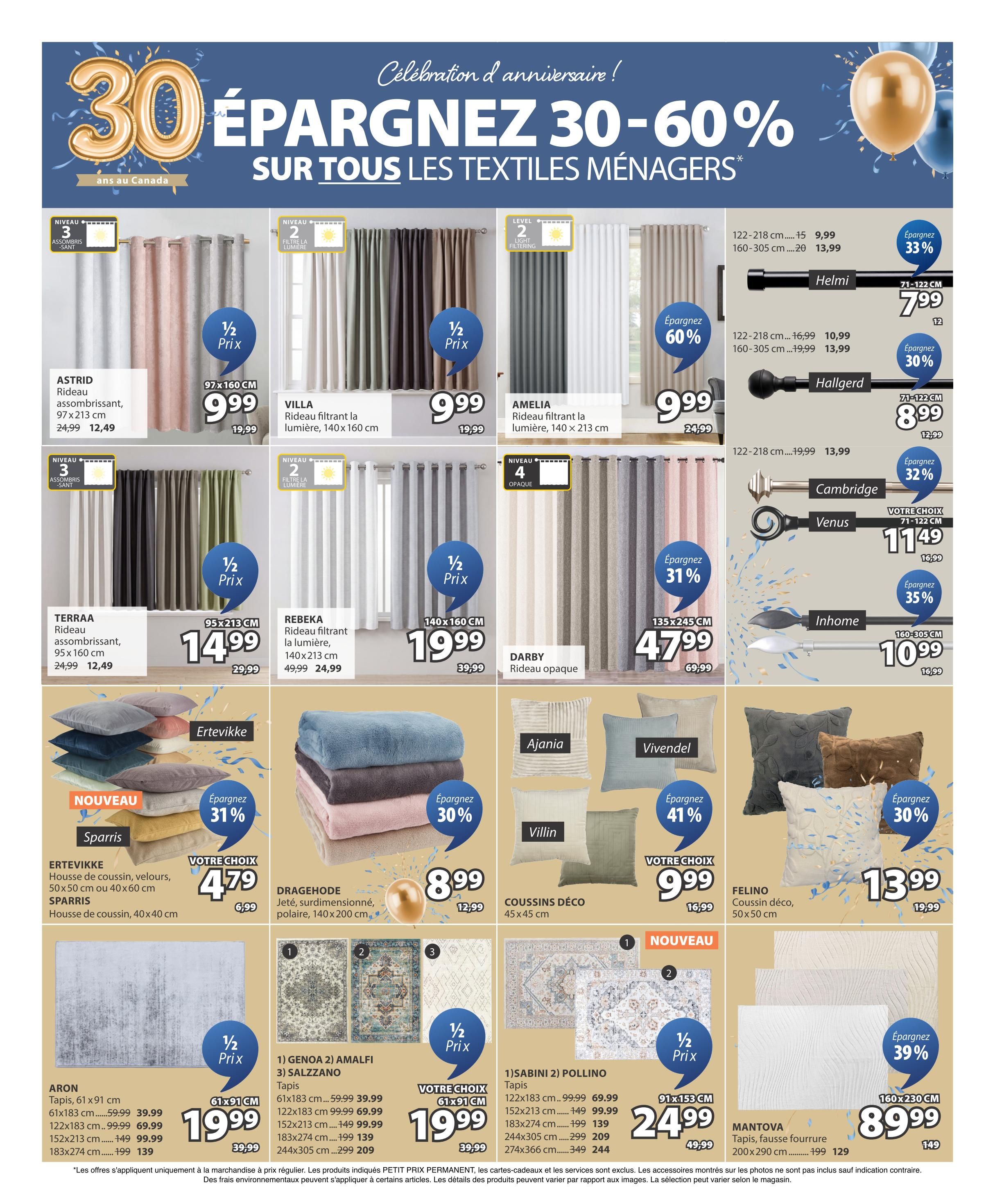JYSK (QC) Flyer September 24 to October 7