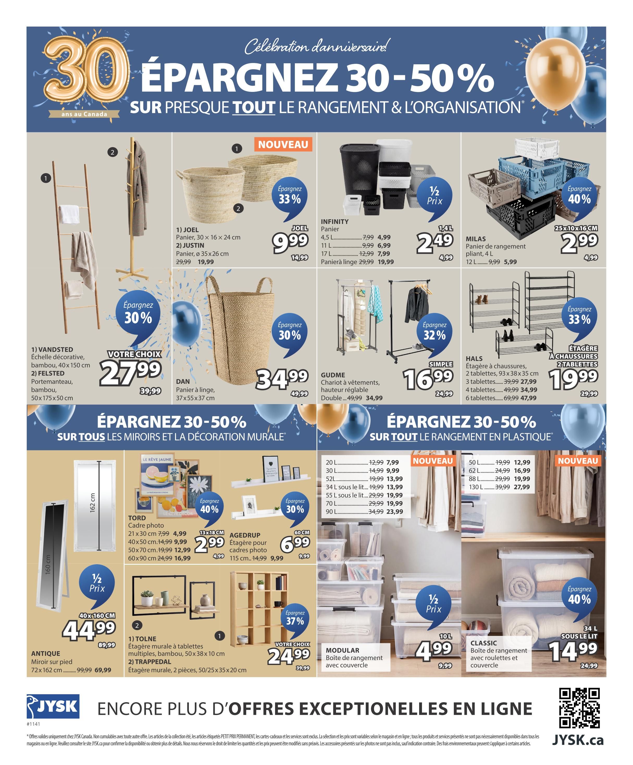 JYSK (QC) Flyer September 24 to October 7