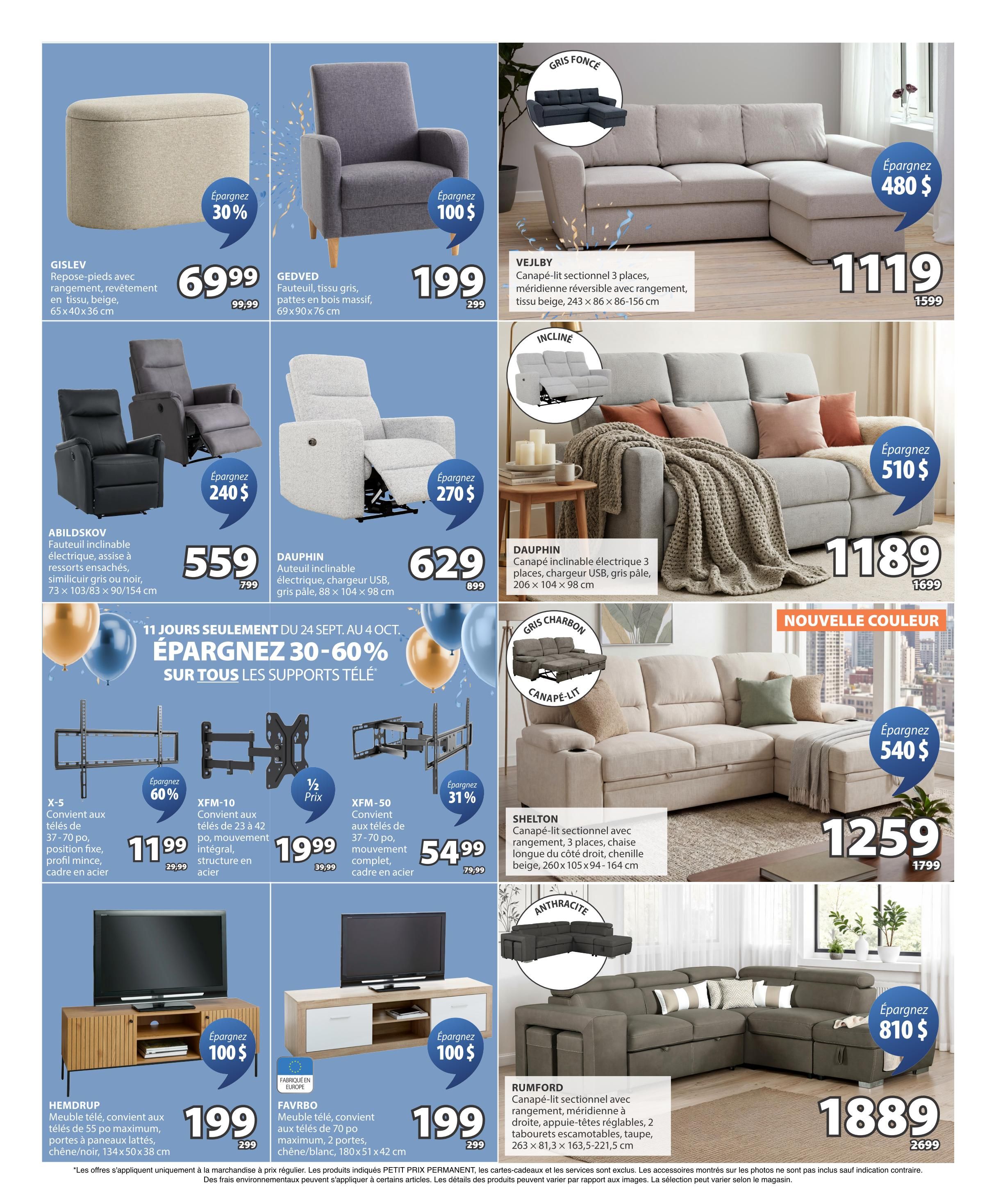 JYSK (QC) Flyer September 24 to October 7