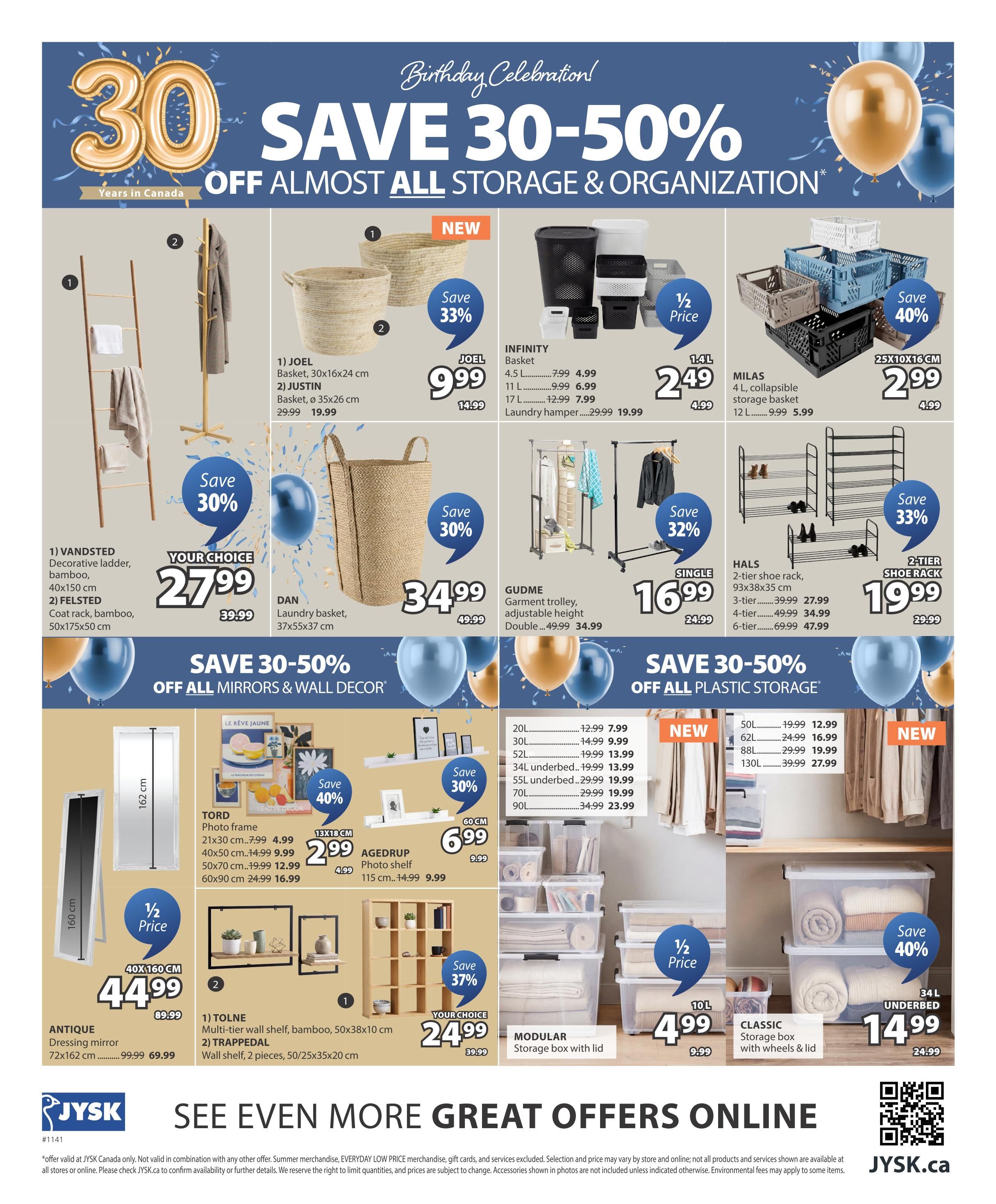 JYSK Flyer September 24 to October 7