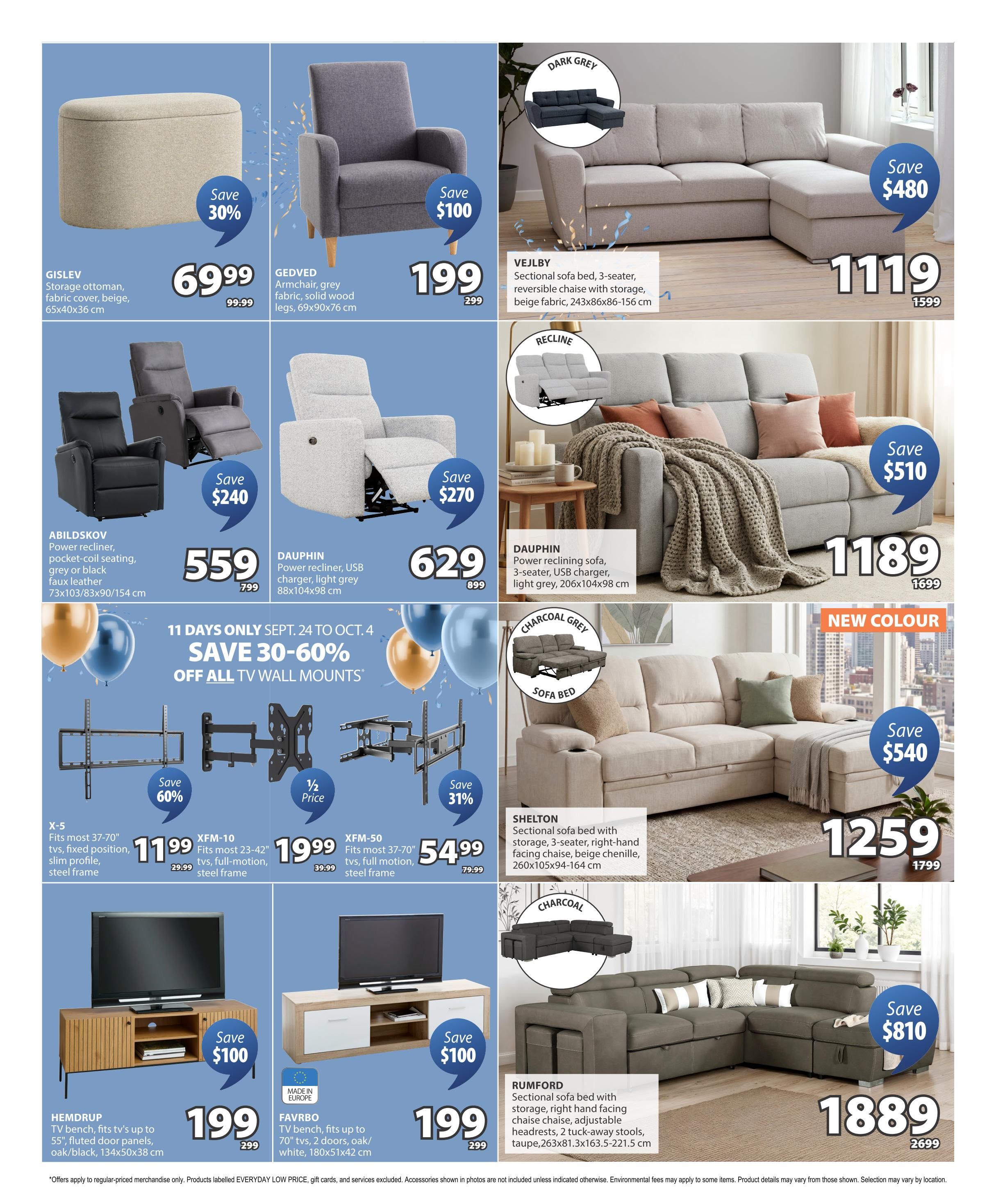 JYSK Flyer September 24 to October 7