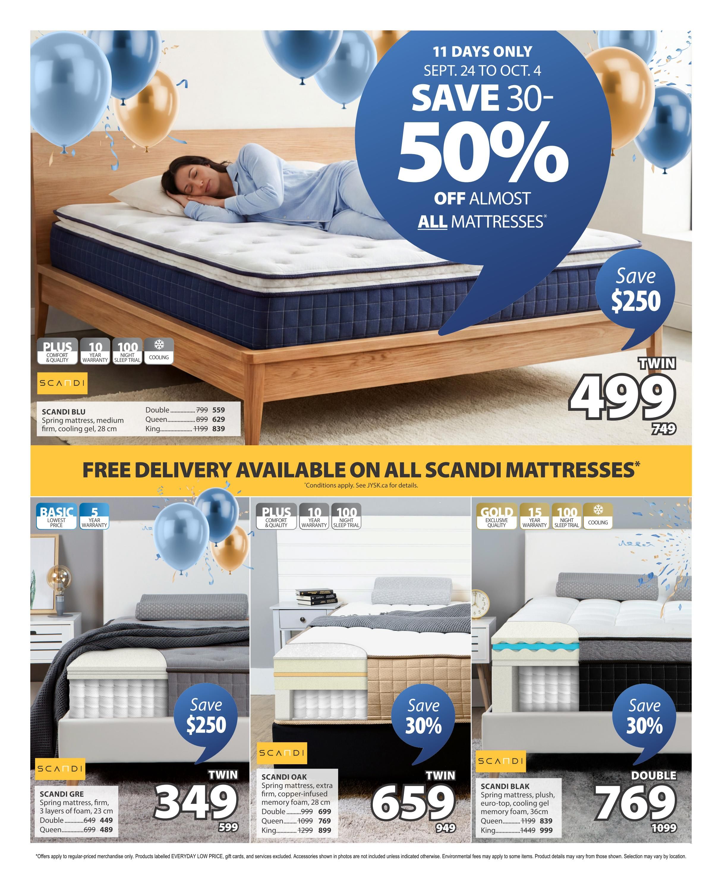 JYSK Flyer September 24 to October 7