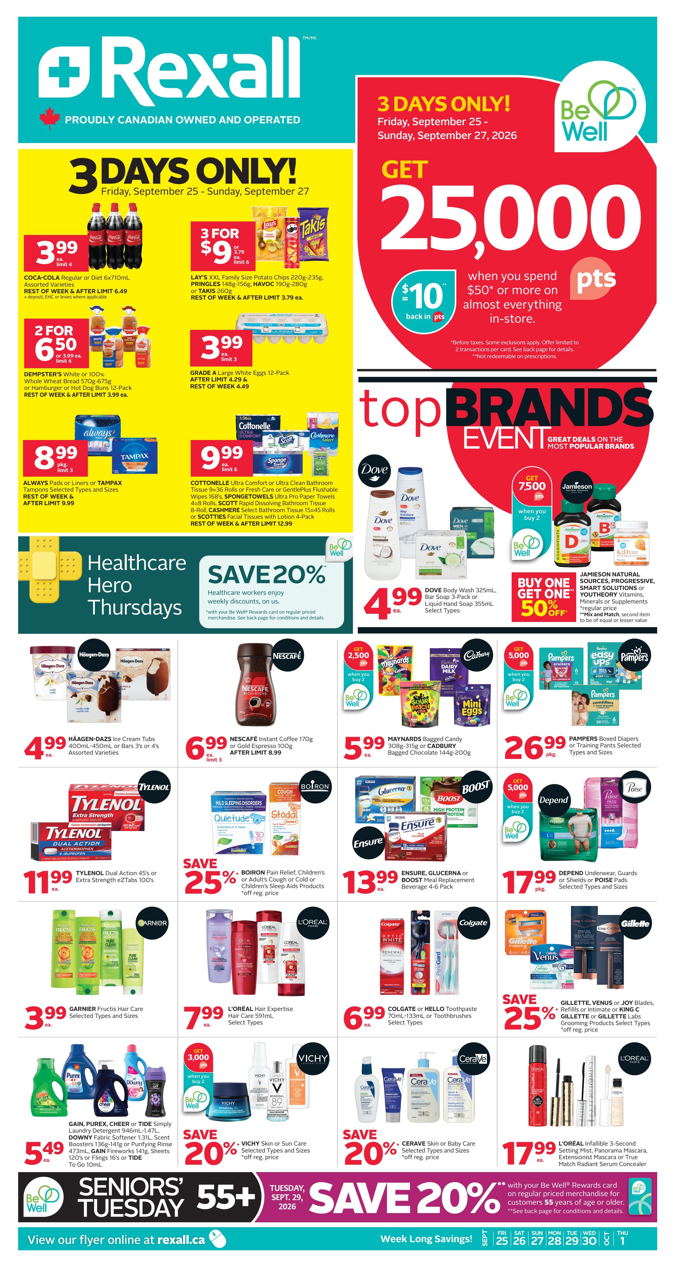 Rexall (MB) Flyer September 25 to October 1