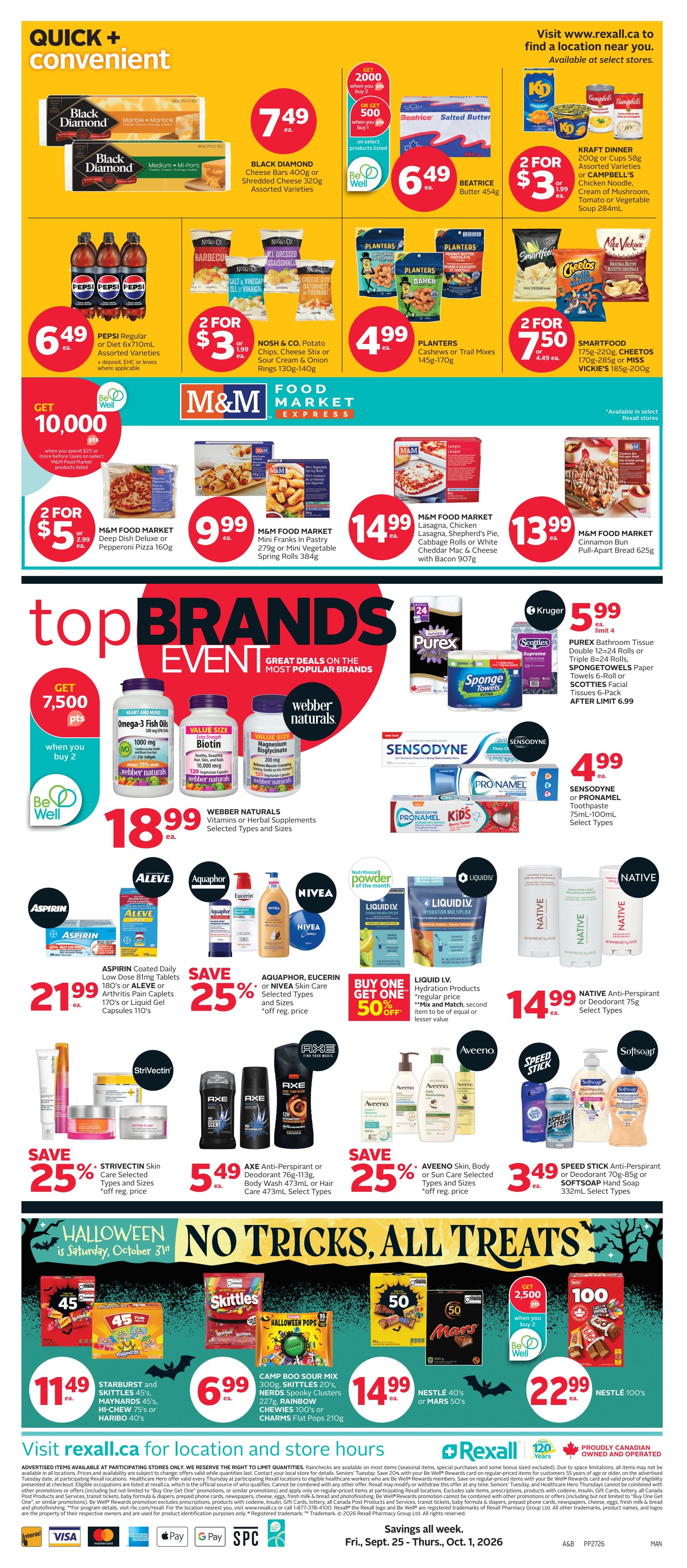Rexall (MB) Flyer September 25 to October 1