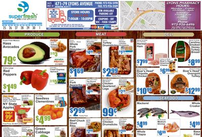 SuperFresh Supermarkets (Irvington, NJ) SuperFresh 09/25 - 10/01 Preview Weekly Ad September 25 - October 1, 2026