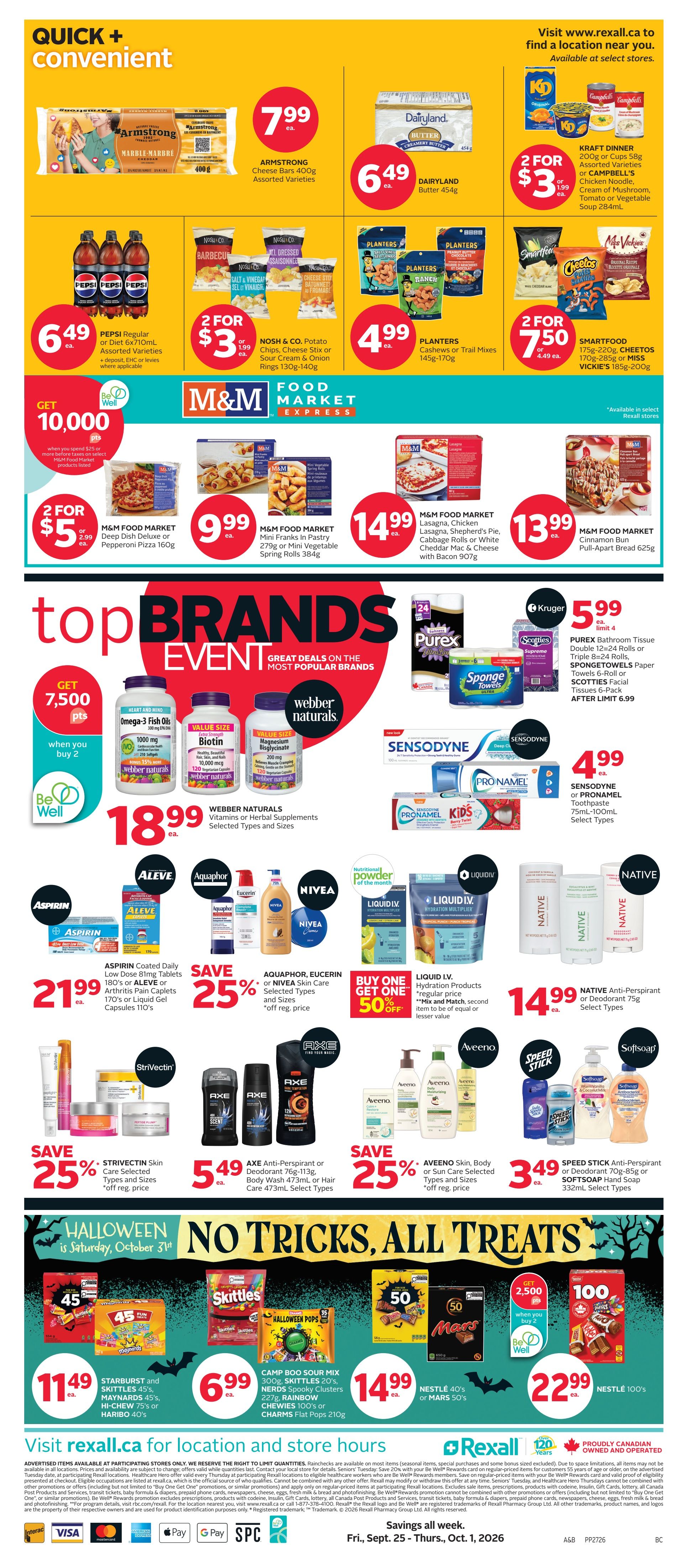 Rexall (BC) Flyer September 25 to October 1