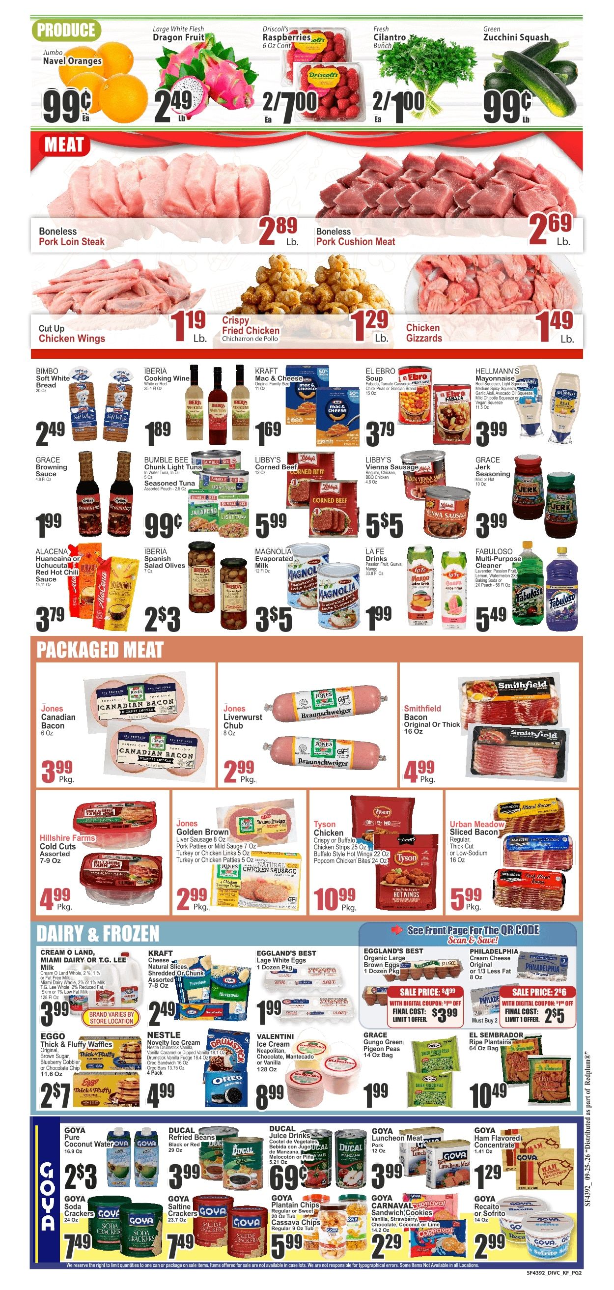 SuperFresh Supermarkets (Miami Gardens, FL) SuperFresh 09/25 - 10/01 Preview Weekly Ad September 25 - October 1, 2026