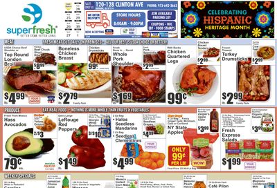 SuperFresh Supermarkets (Newark, NJ) SuperFresh 09/25 - 10/01 Preview Weekly Ad September 25 - October 1, 2026