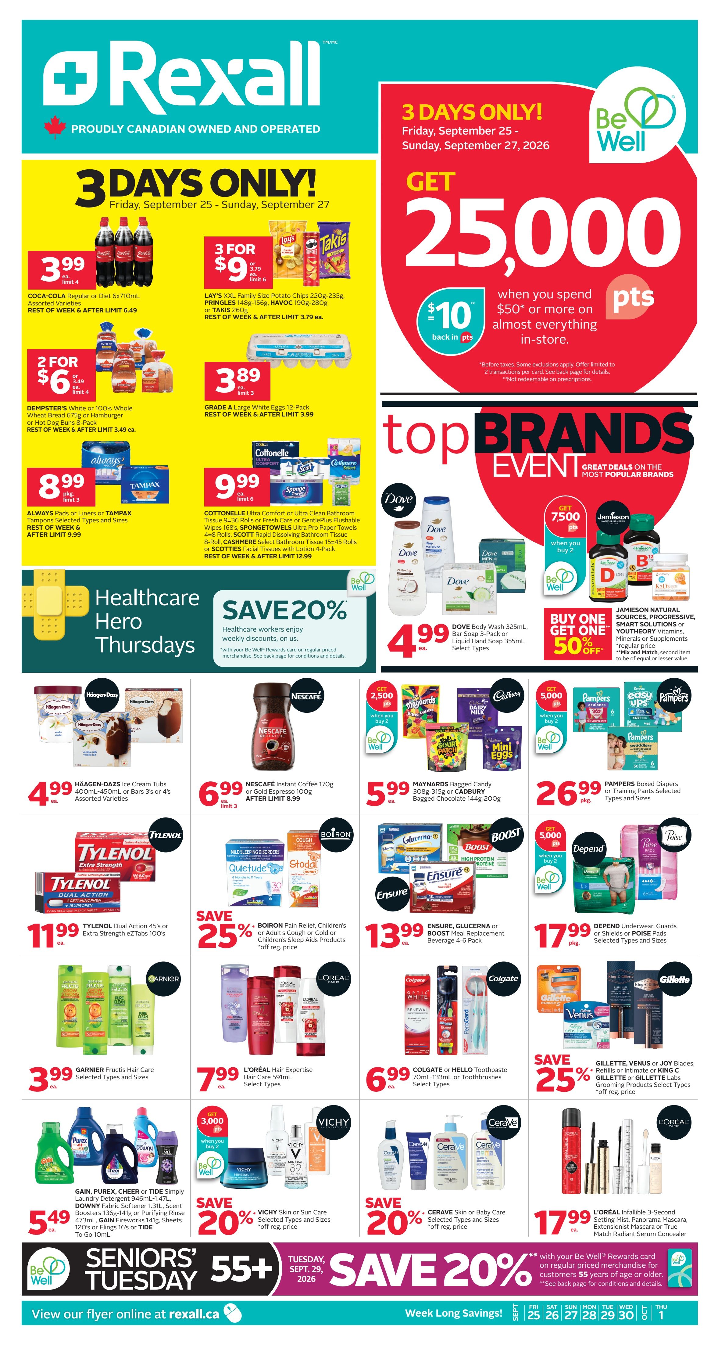 Rexall (ON) Flyer September 25 to October 1