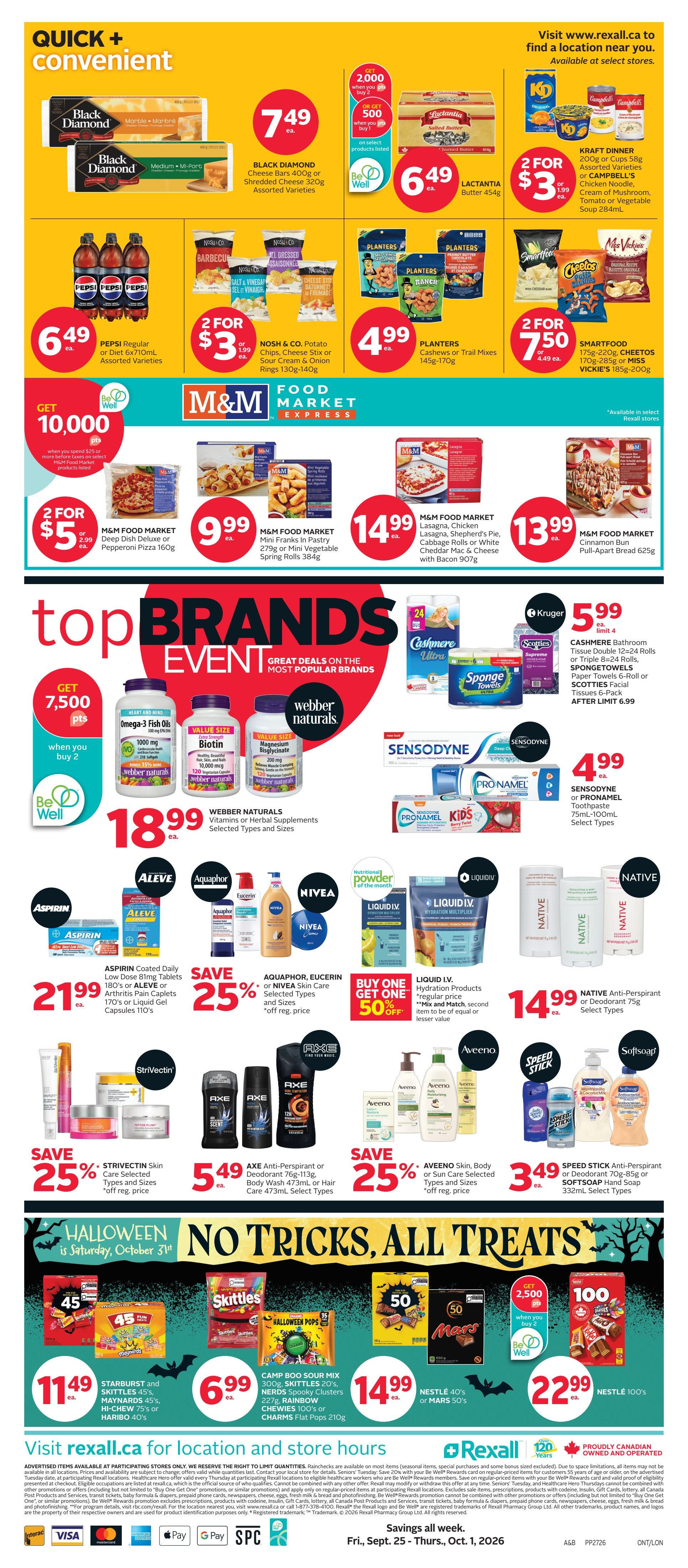 Rexall (ON) Flyer September 25 to October 1