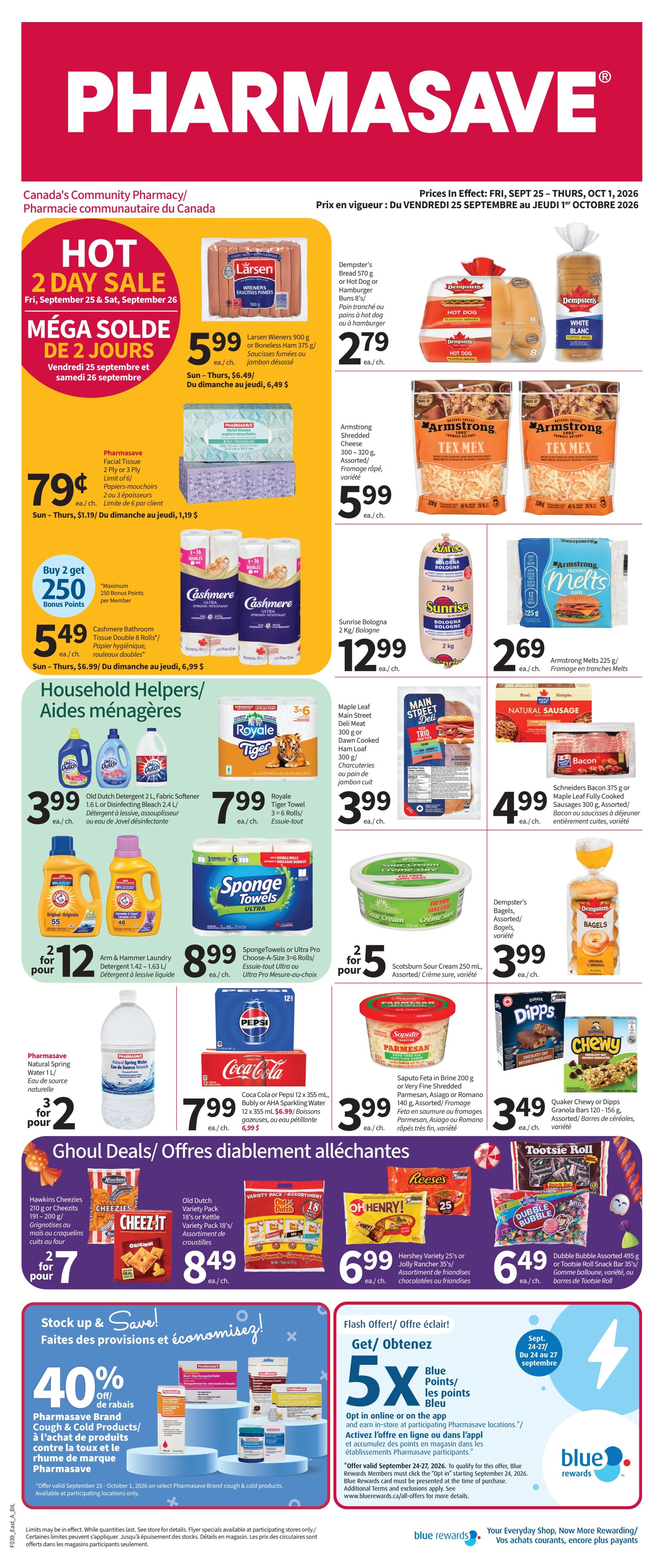 Pharmasave (NB) Flyer September 25 to October 1