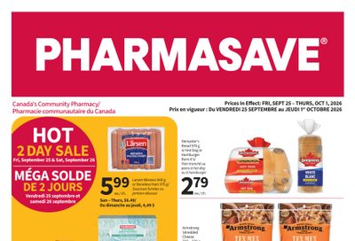 Pharmasave (NB) Flyer September 25 to October 1